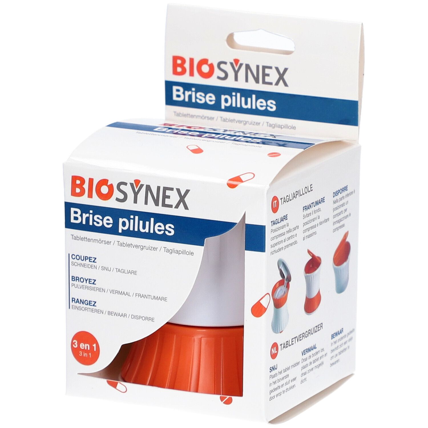 Magnien® Brise pilules 3 en 1