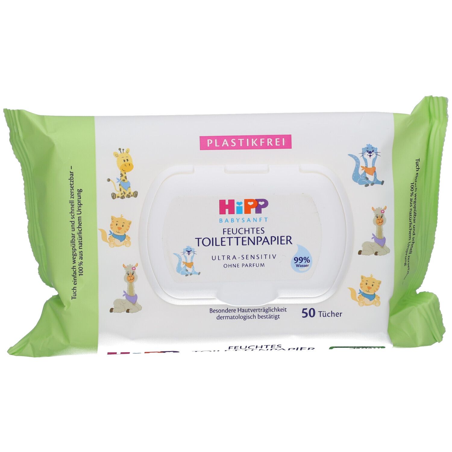Hipp Feuchtes Kindertoilettenpapier Btl 50 Stk St