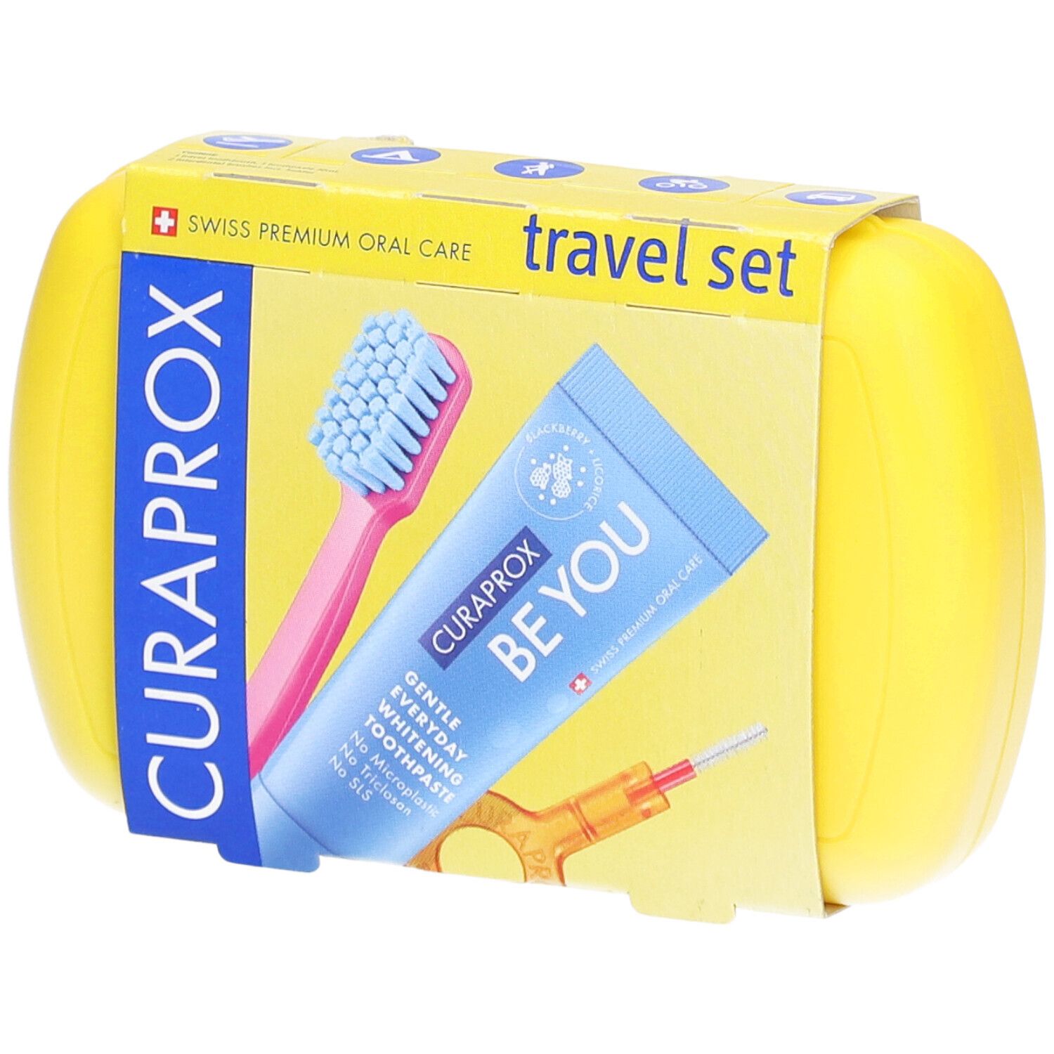 Curaprox Travel Set jaune