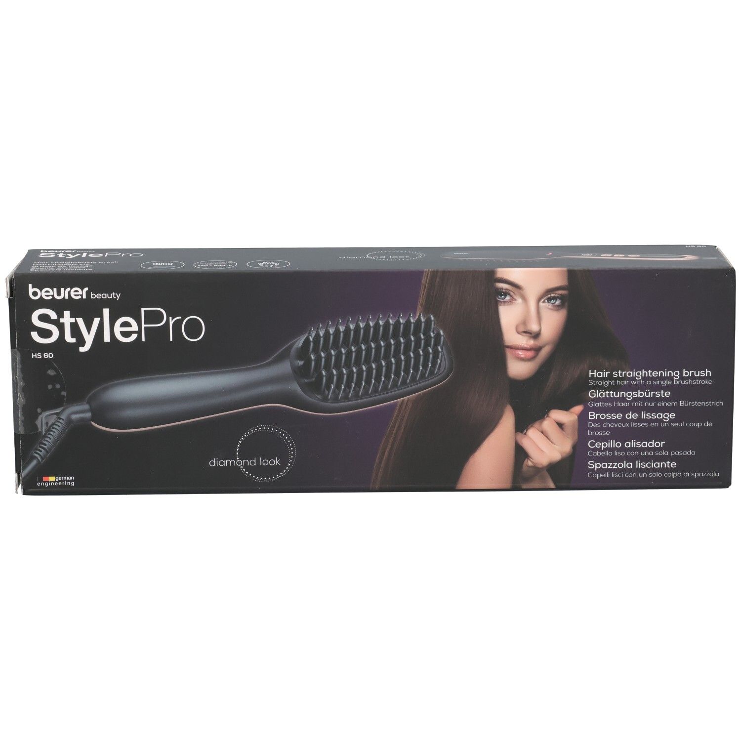 Beurer StylePro Haarglättungsbürste mit Diamond Lock Technologie.