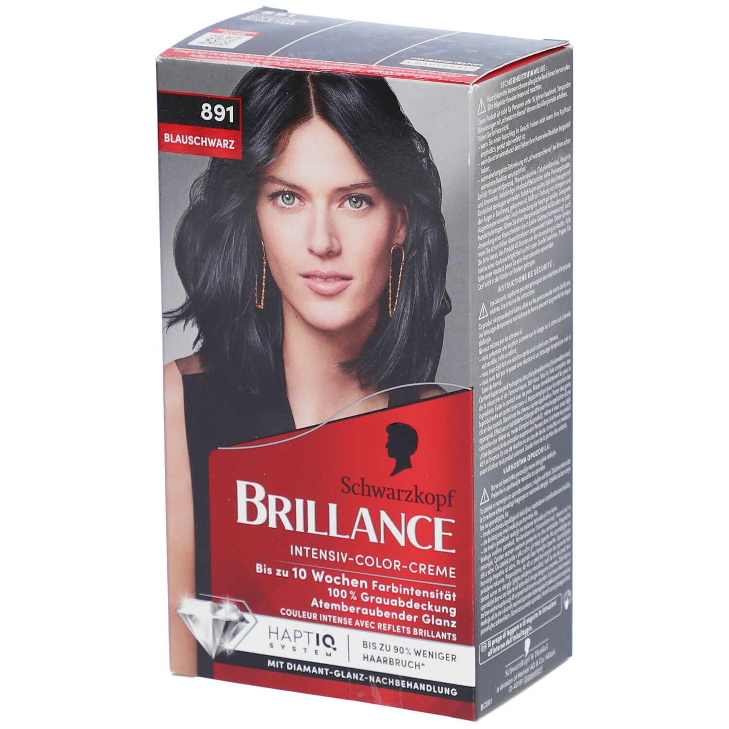Schwarzkopf Brillance Teinture capillaire 861 Bleu Noir