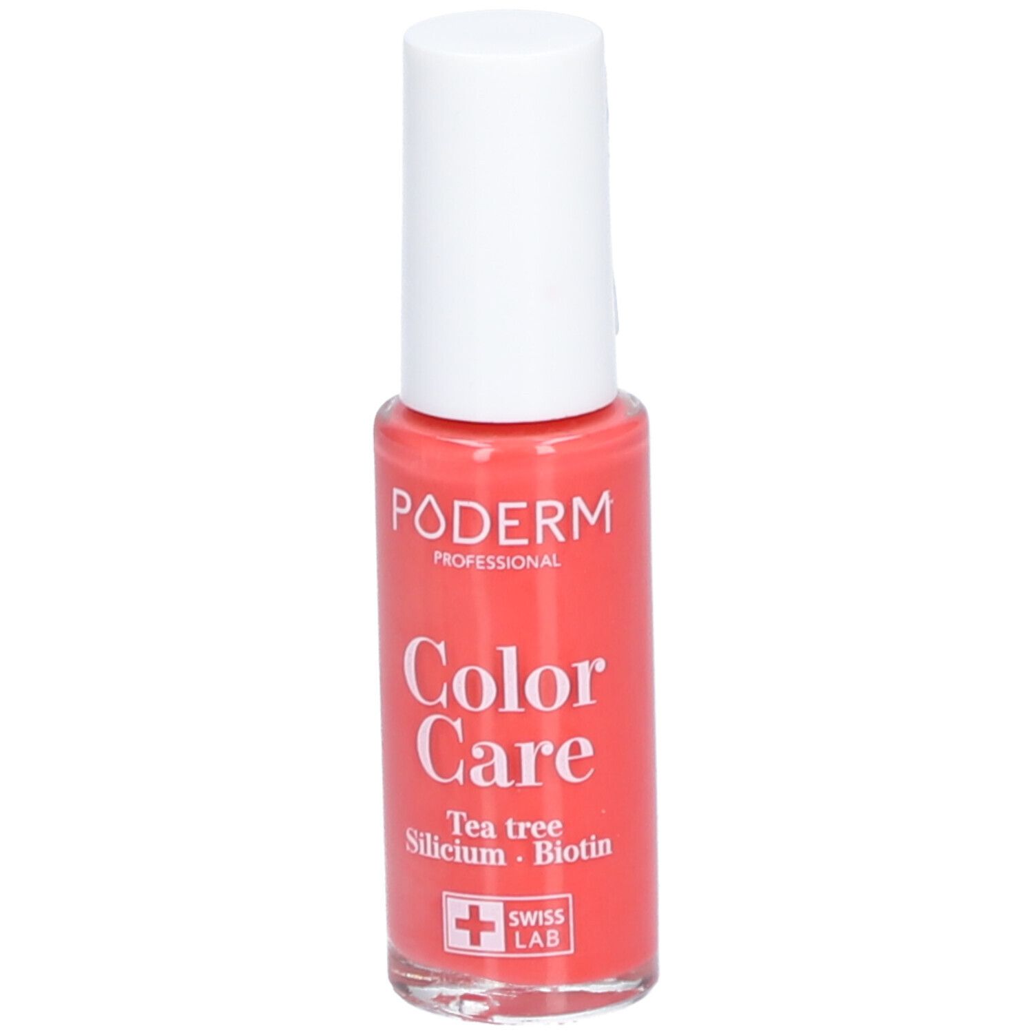 Poderm Vernis Color Care 273 Rouge Corail Fl 8 ml Wirkstoffhaltiger Nagellack
