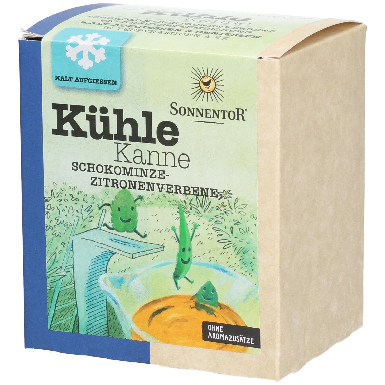 Sonnentor Kühl Kanne Bio-Schokoladenminze & Zitronenverbene