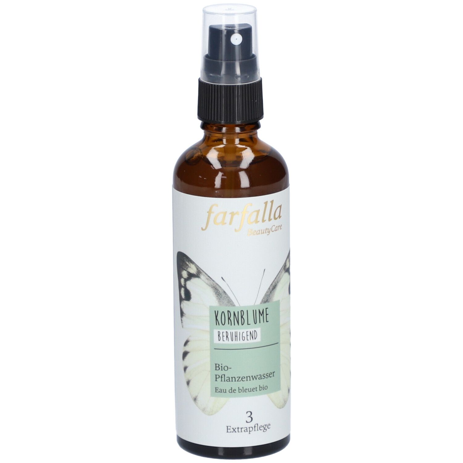 Farfalla Bio-Pflanzenwasser Kornblume 75 ml Gesichtswasser