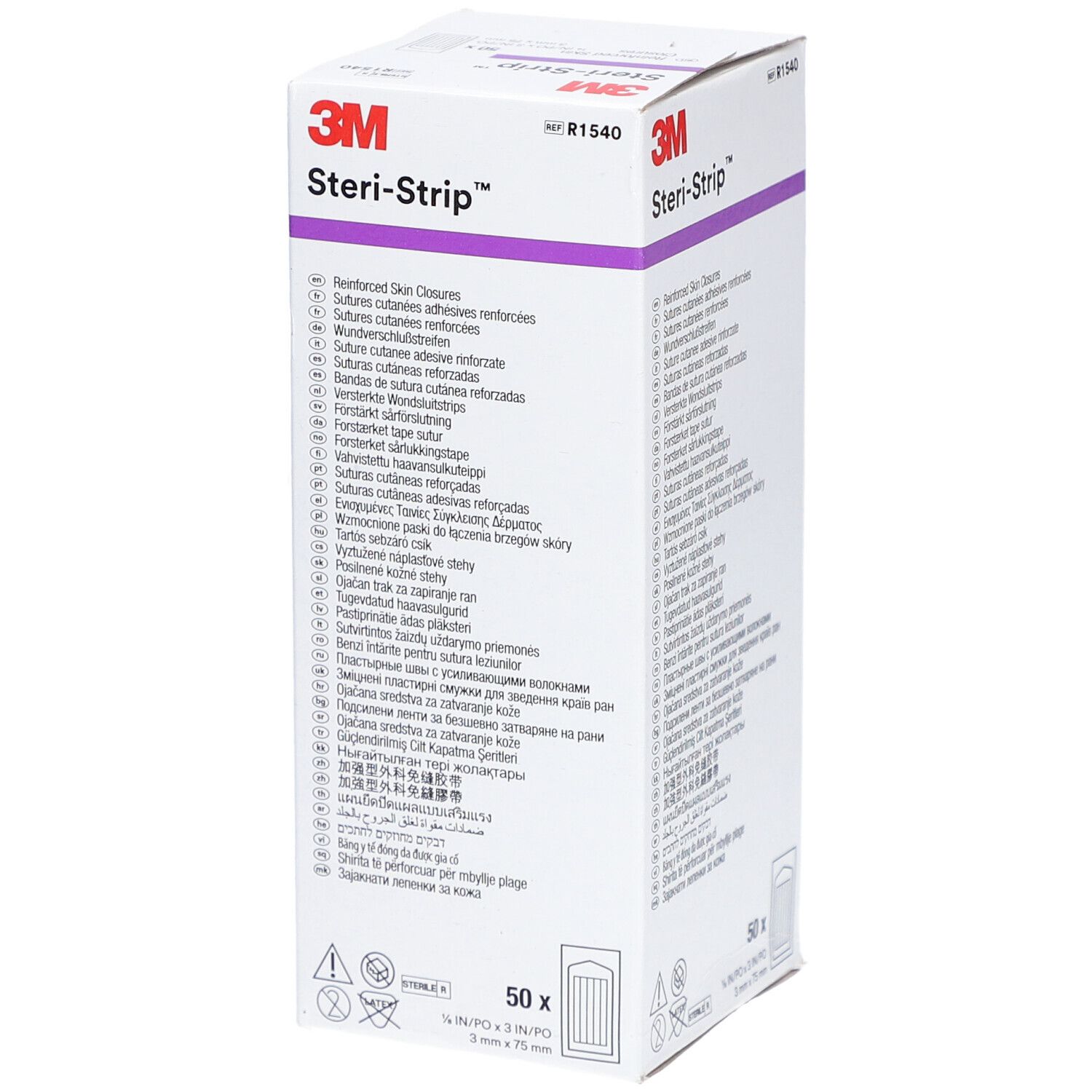 3M™ Steri-Strip™ Selbstklebende Hautnähte (0,3 x 7,5 cm) 1540