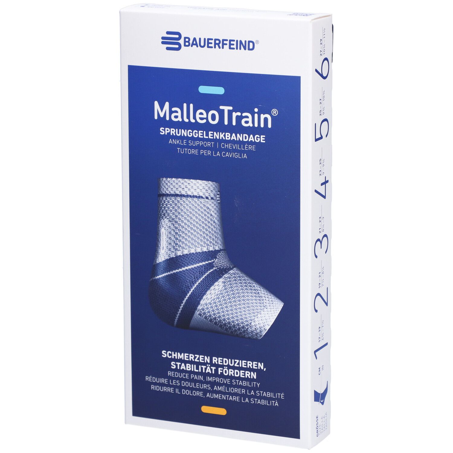 MALLEOTRAIN Sprunggelenkbandage Größe 2 rechts Titanium