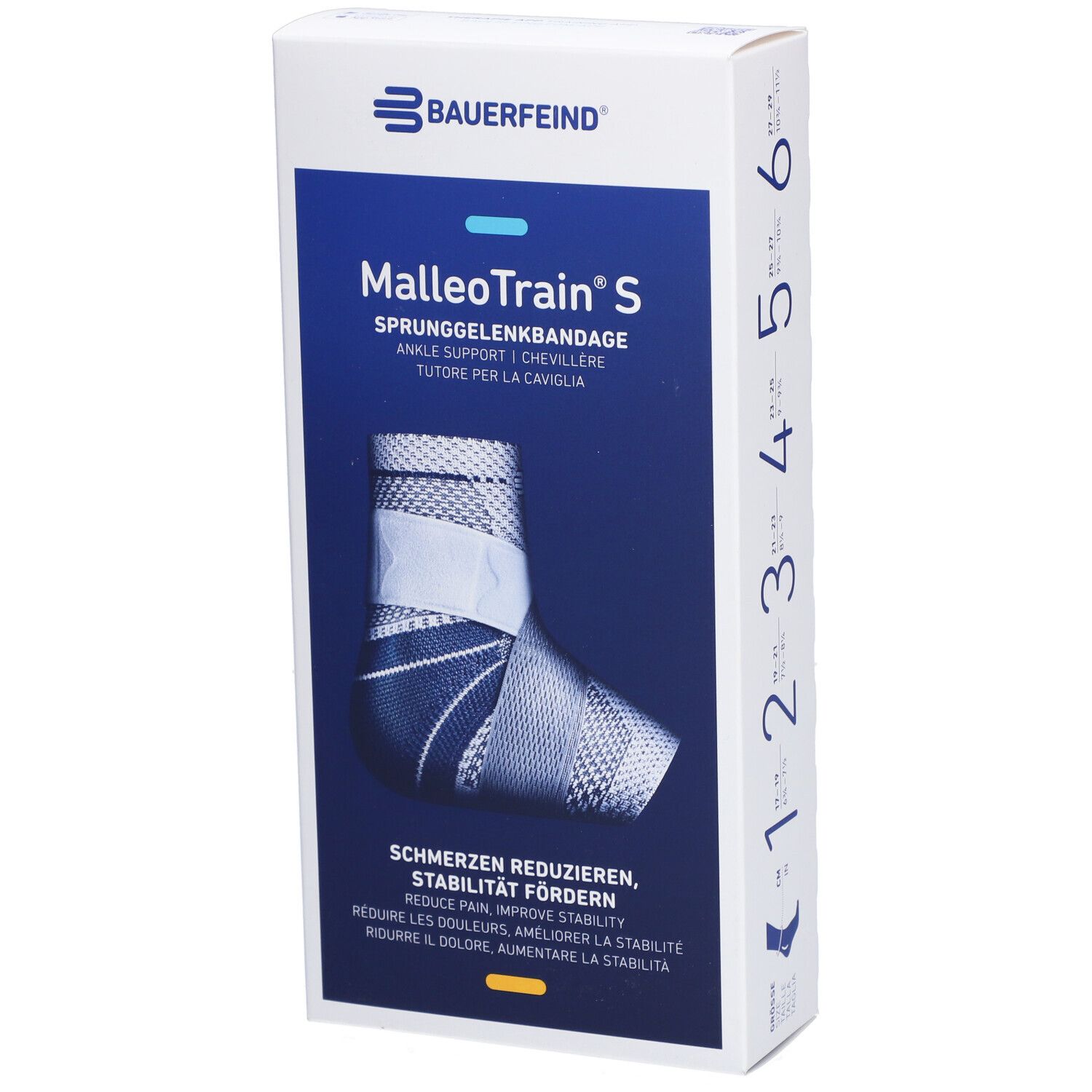 Malleotrain S Chevillère Taille 3 gauche titane