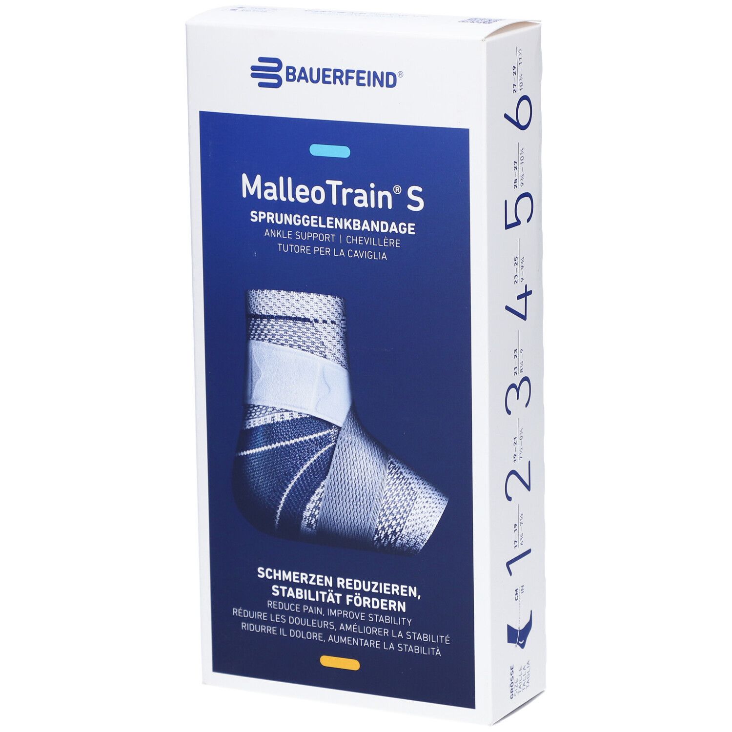 Malleotrain S Chevillère Taille 4 gauche titane