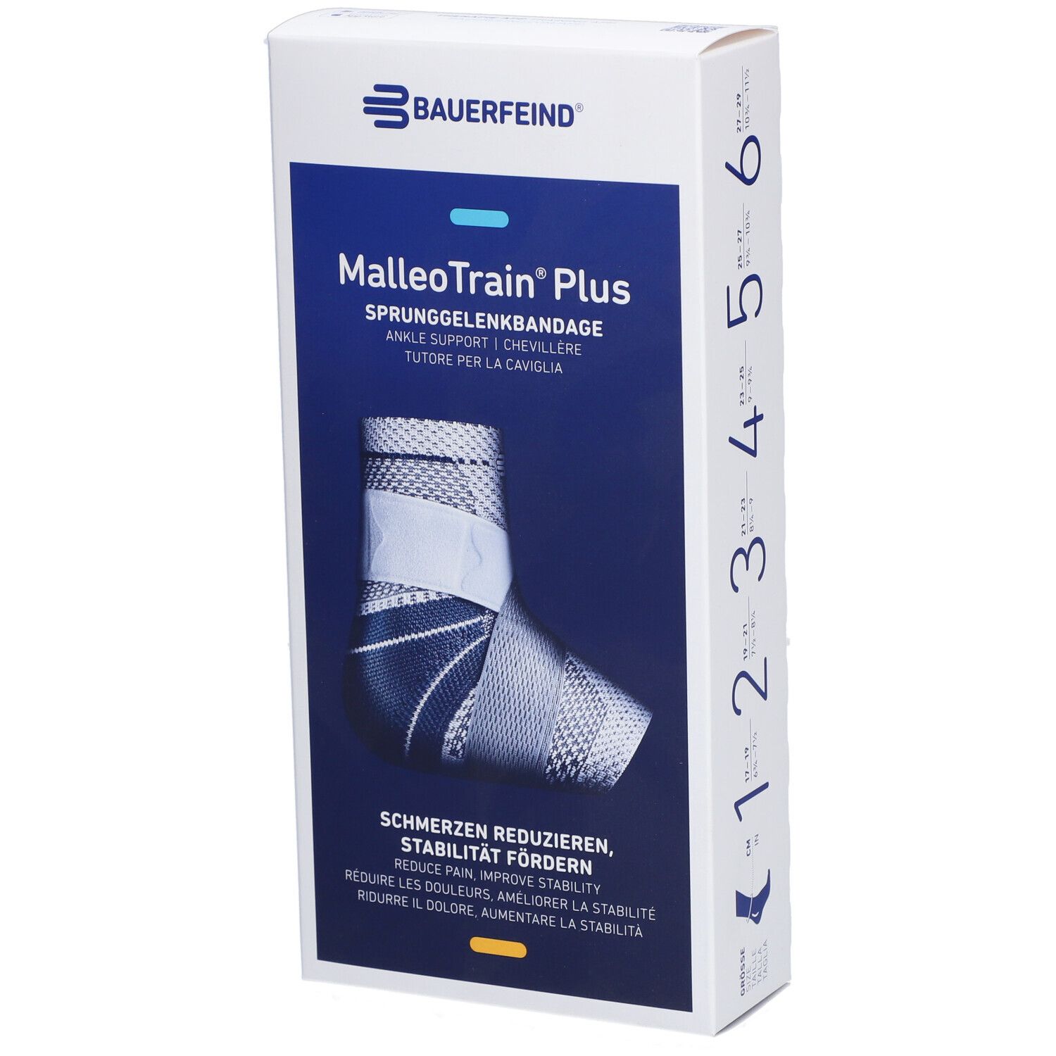 Bauerfeind® Malleotrain® Plus Chevillère active taille 2 gauche titane
