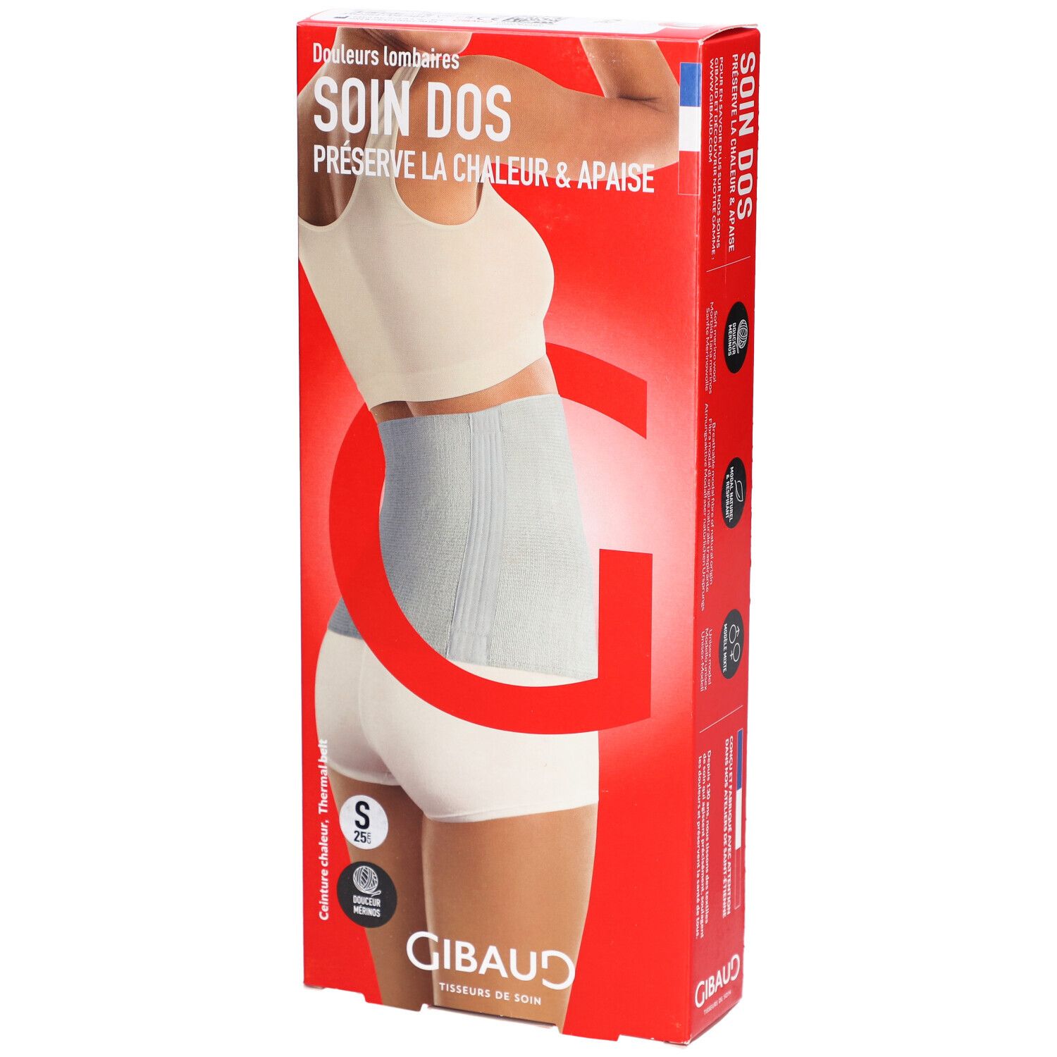Gibaud Chaleur Chauffe-reins S 25cm écru