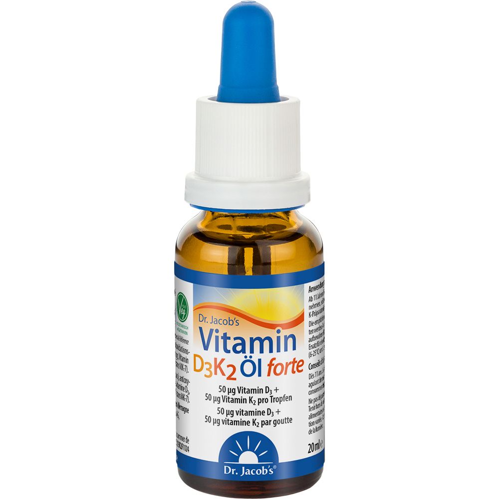 Dr. Jacobs Vitamine D3 K2 Huile forte