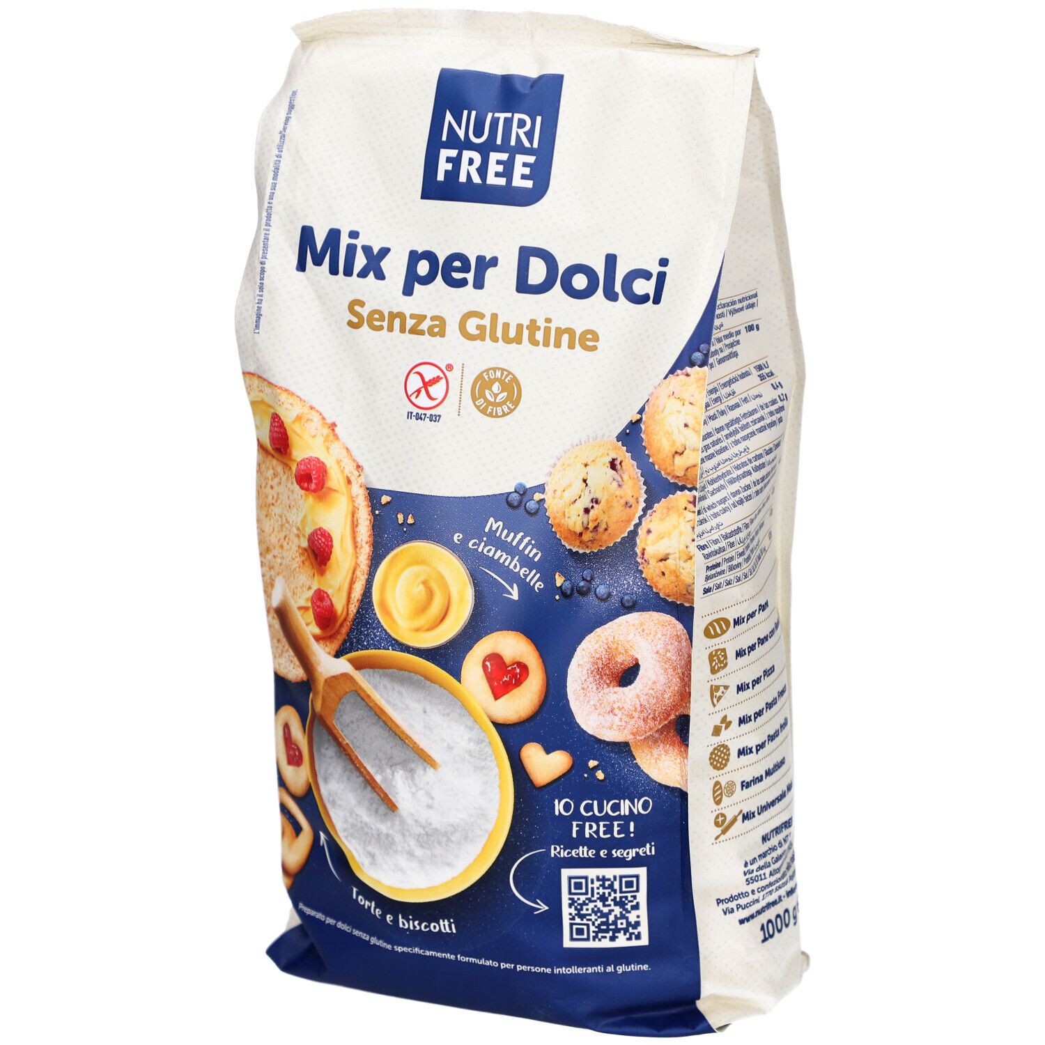 Nutrifree Mix Süsses Mehlmisch Gebä glutenf 1000 g Pulver