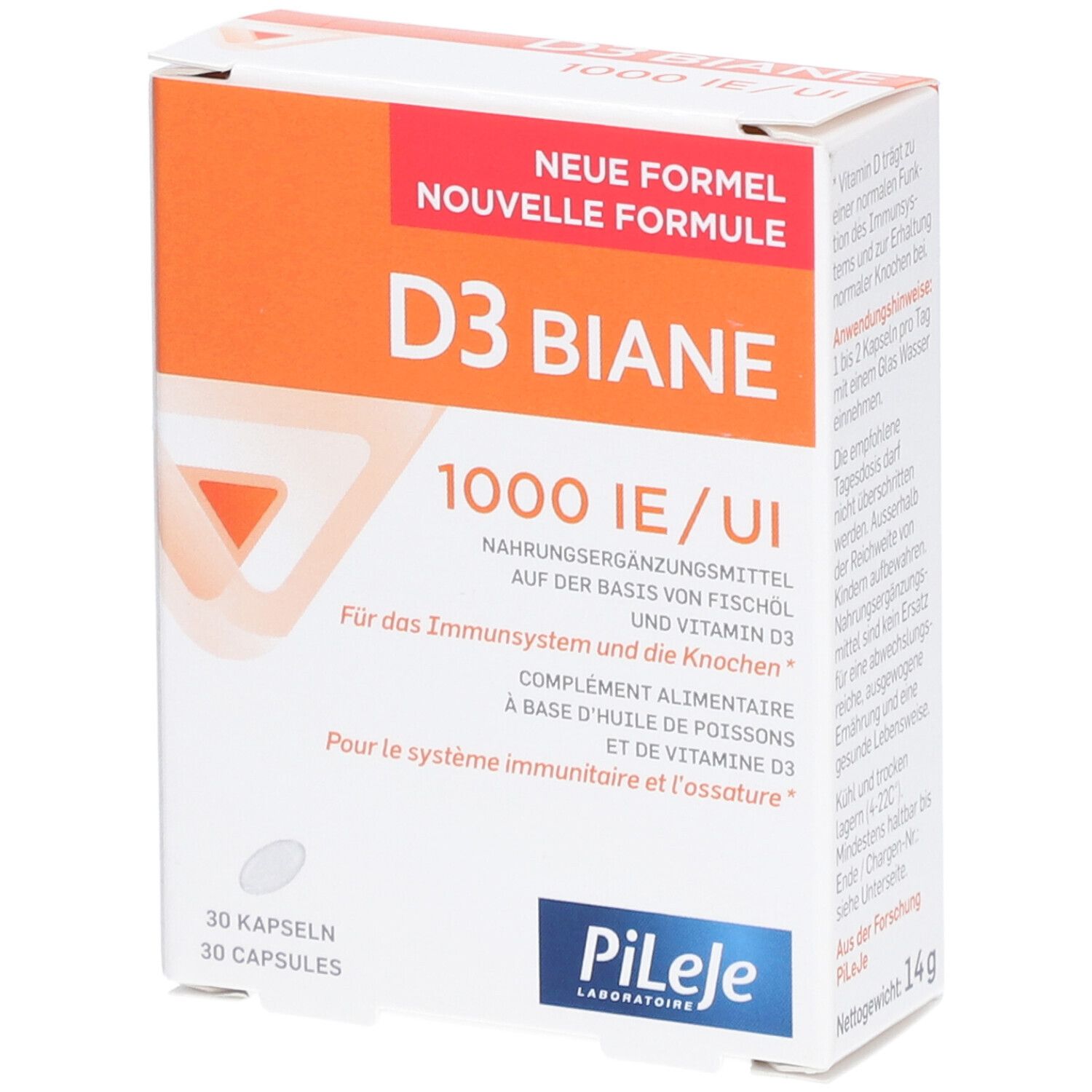 D3 Biane Tabl 1000 IE 30 Stk St Kapseln