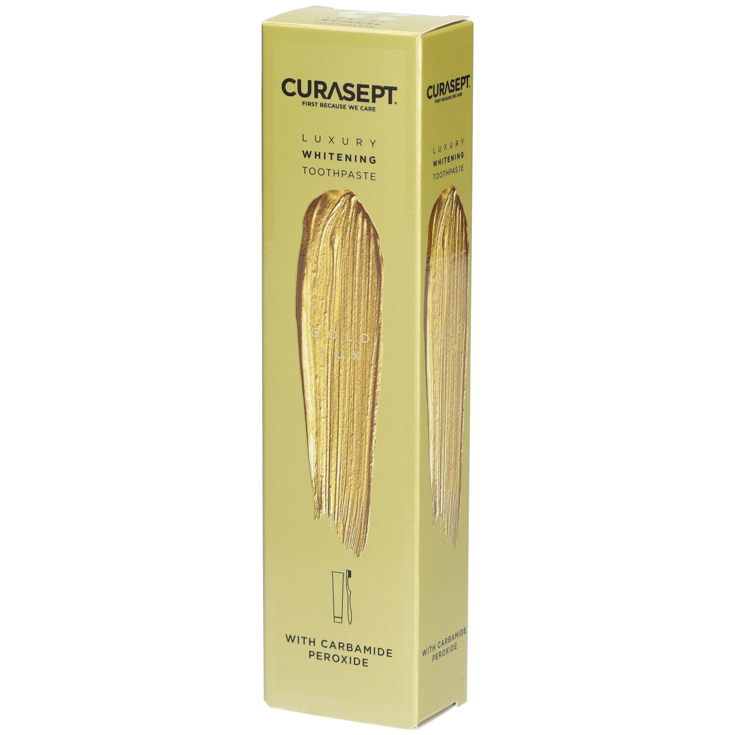Curasept Gold Luxury Whitening Dentifrice + Brosse a dents