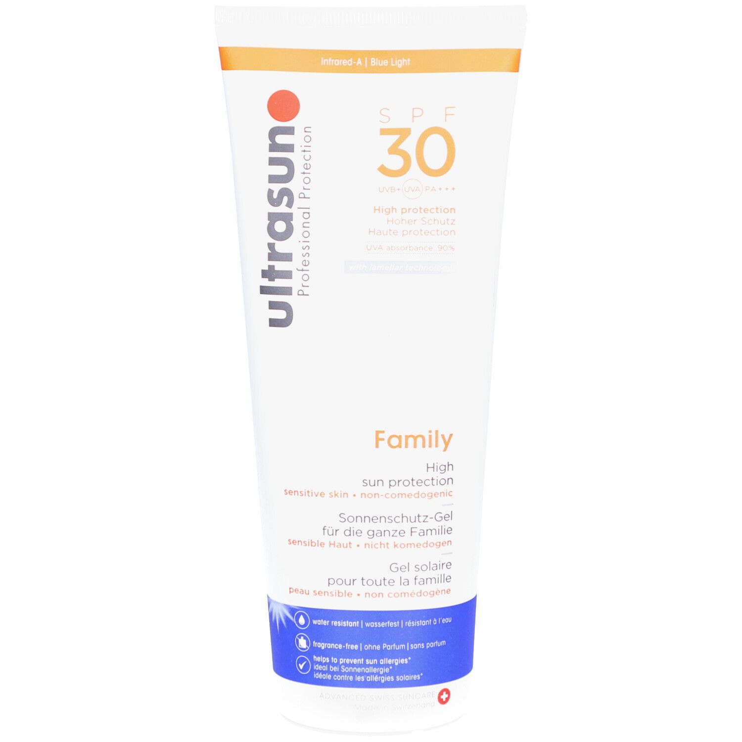 Ultrasun Gel solaire pour toute la famille Spf30
