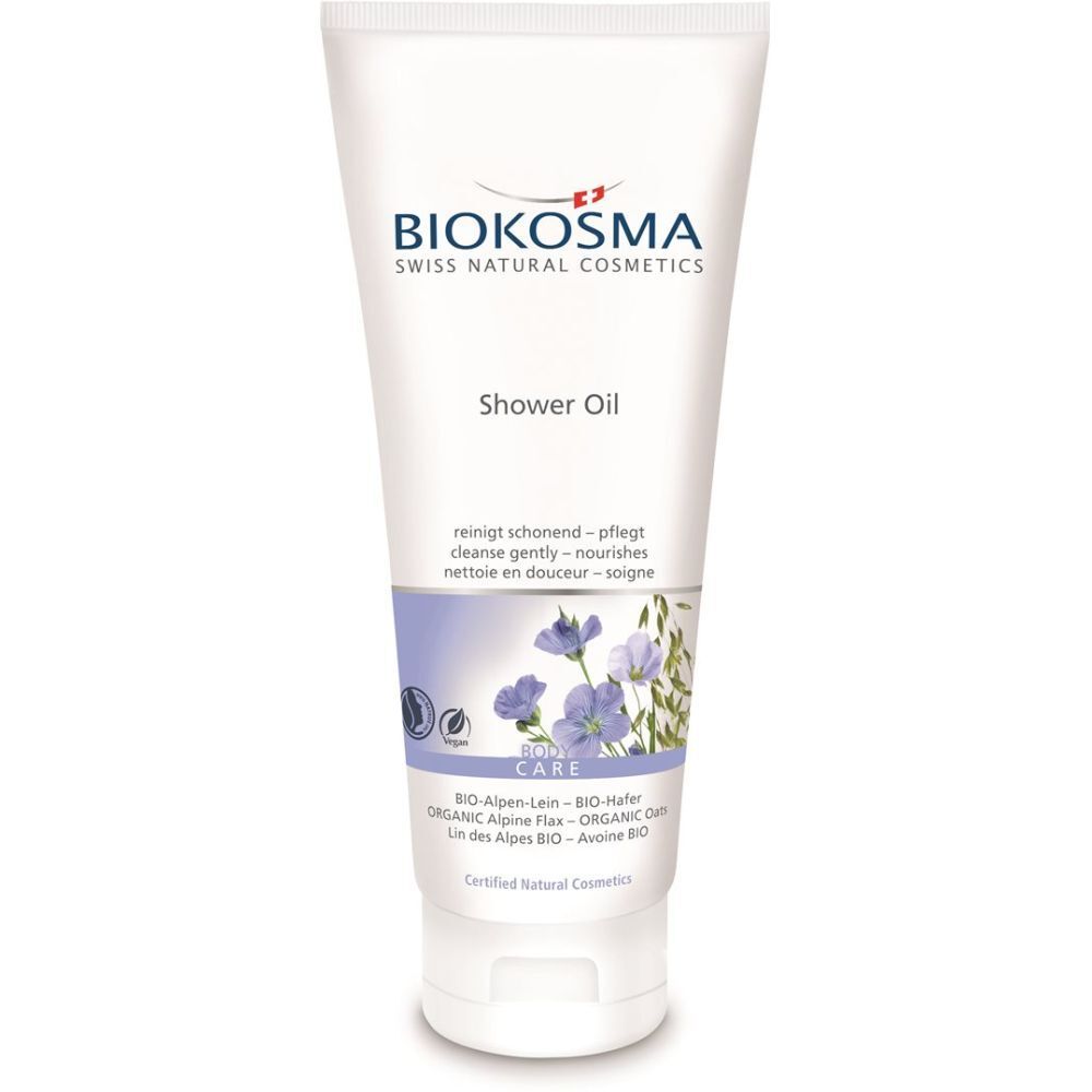 Biokosma Huile de douche Lin des Alpes
