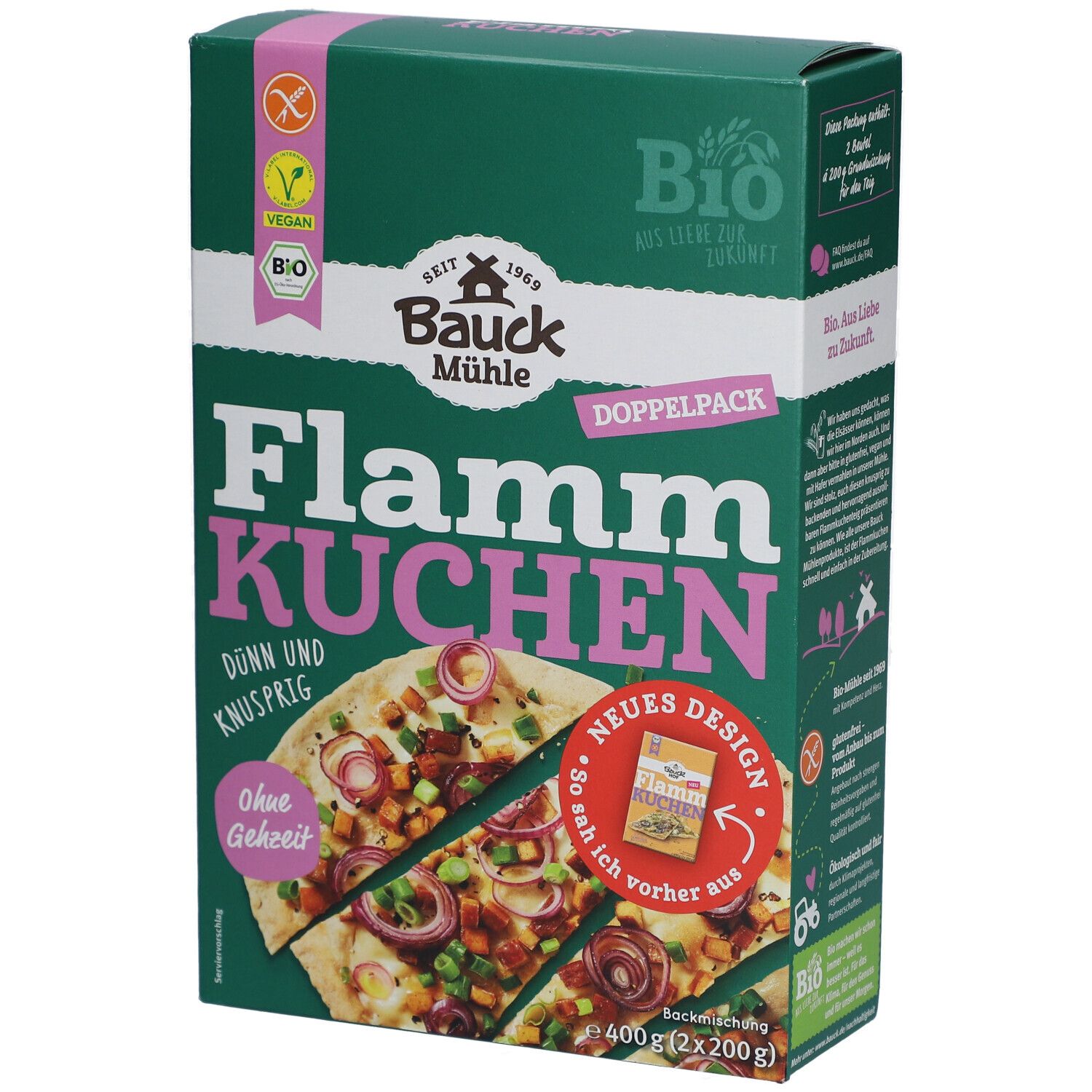 Bauckhof Flammkuchen Backmischung glutenfrei