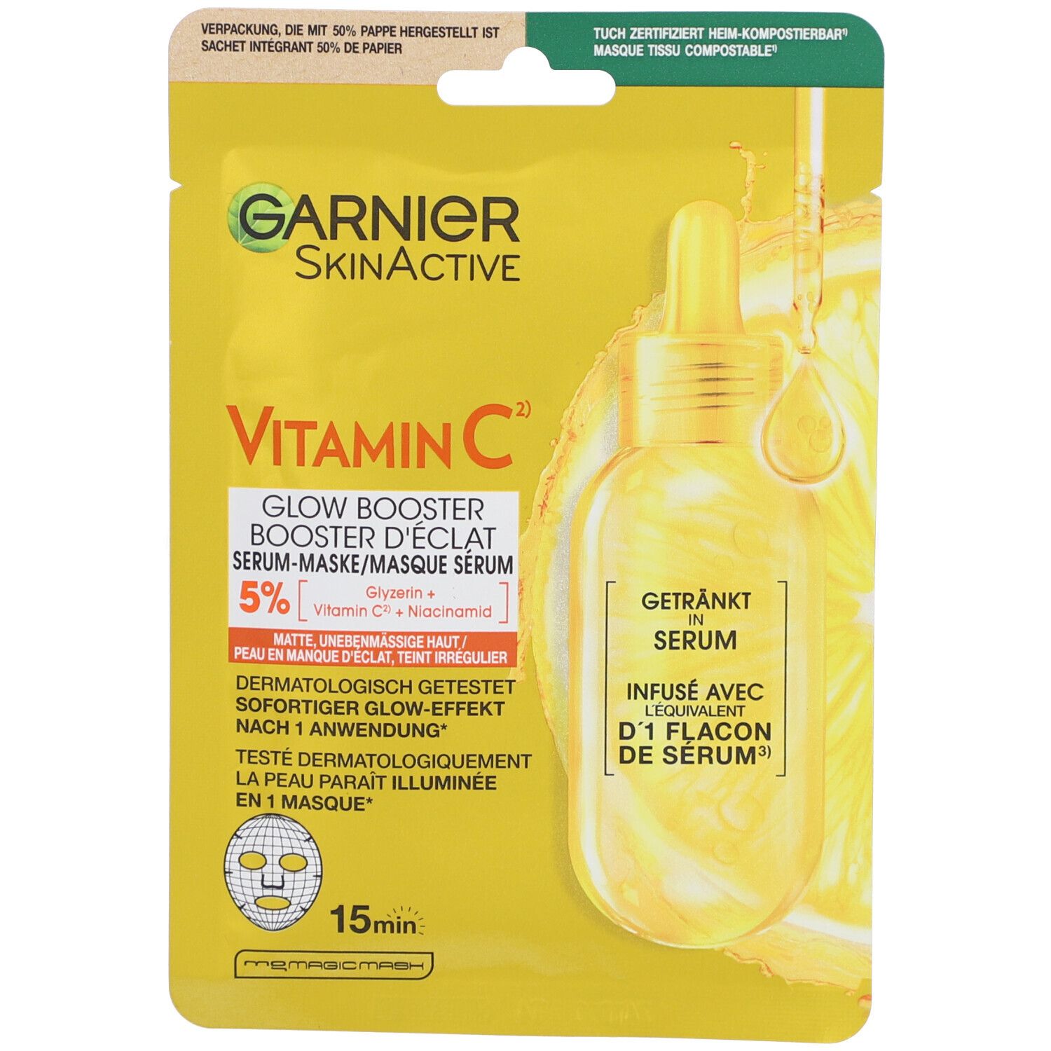Garnier Masque Tissu Serum Vitamine C