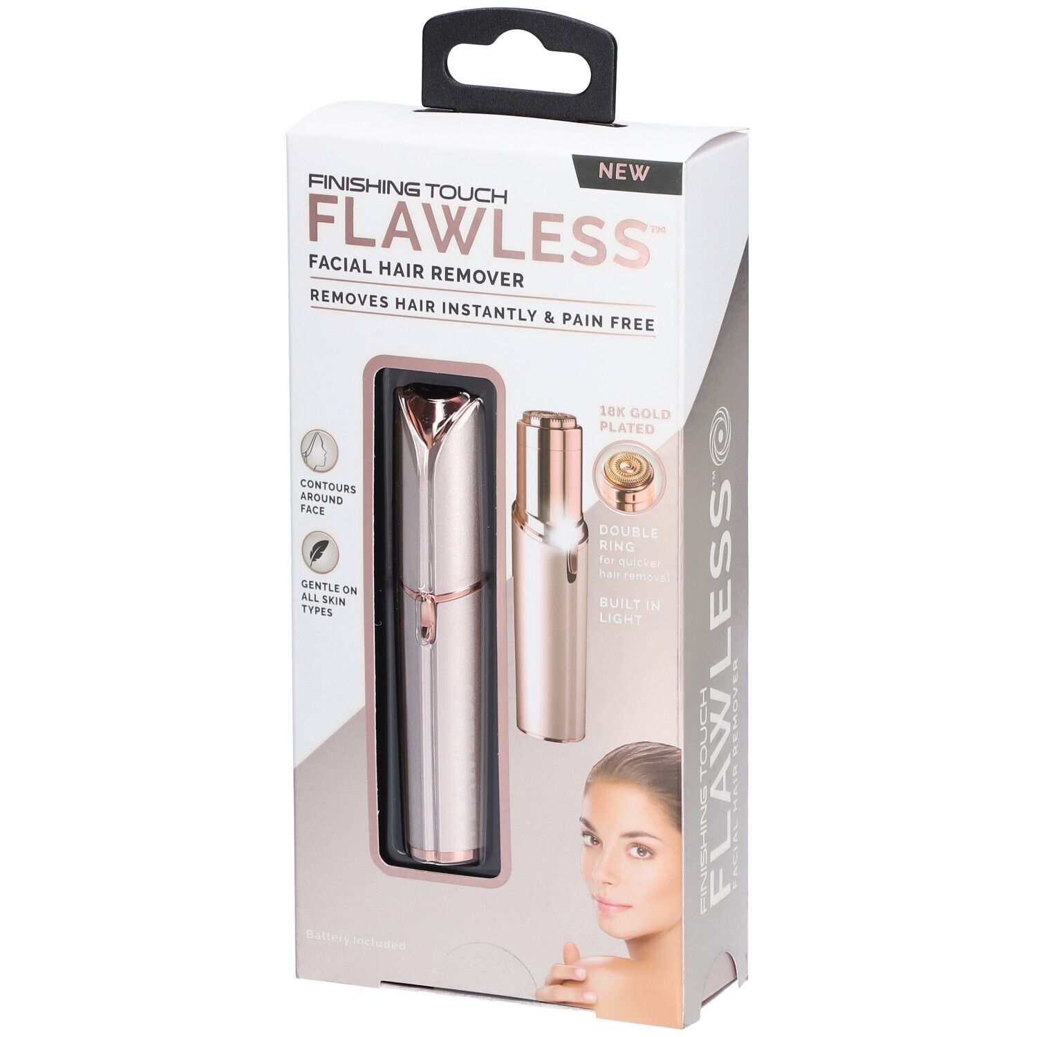 Flawless™ Finishing touch Rasoir pour le visage