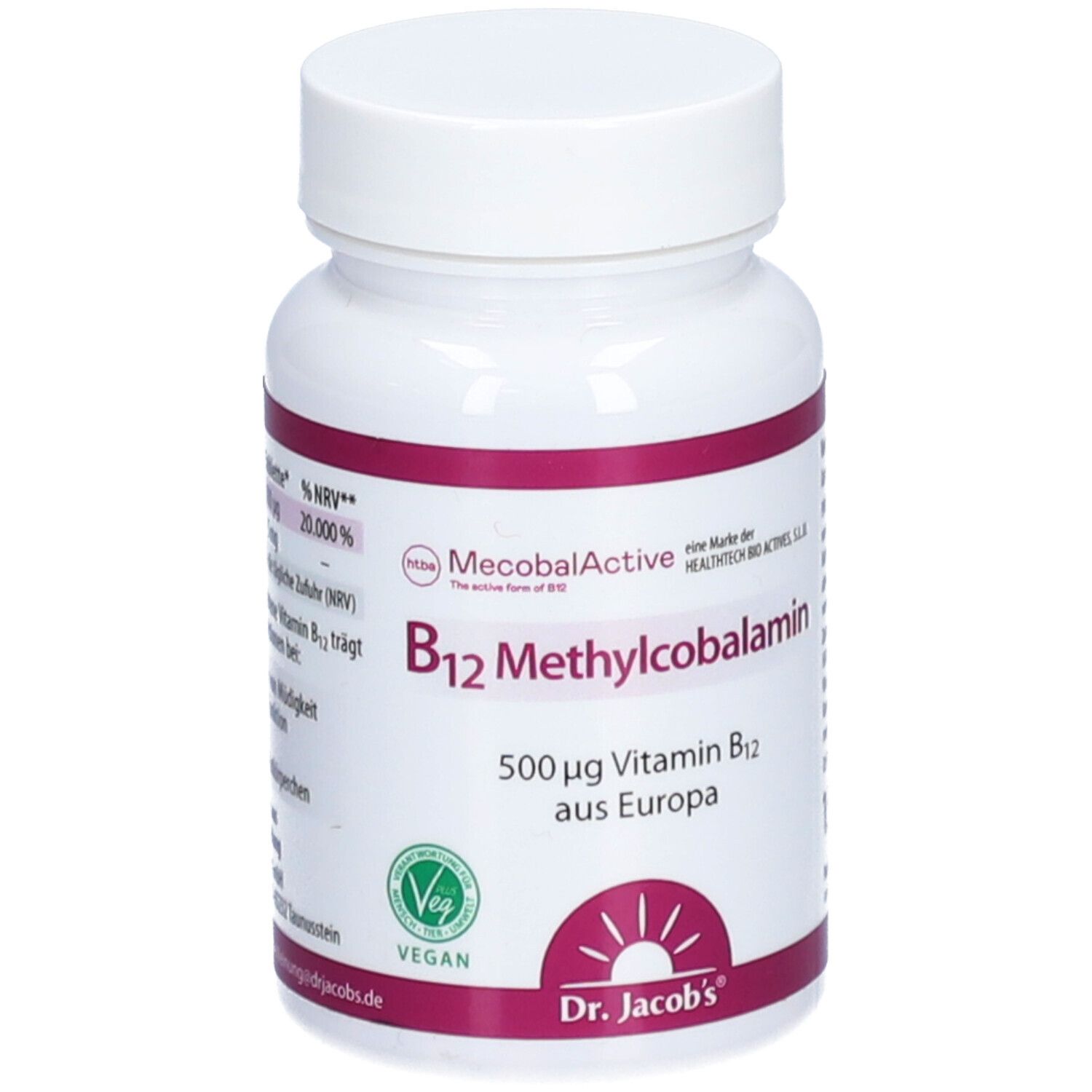 Dr. Jacob's Méthylcobalamine B12