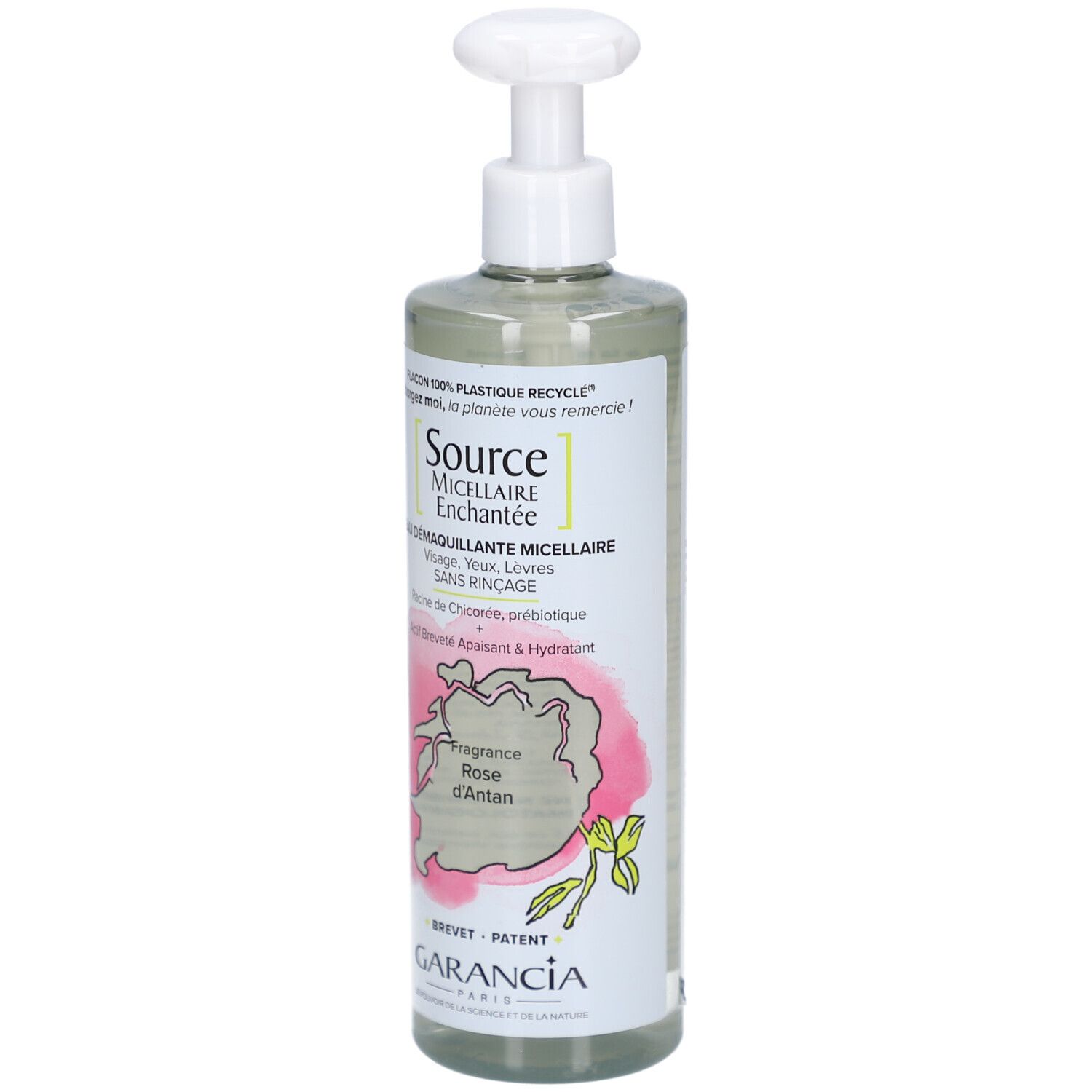 Garancia Eau Micellaire Enchantée Flasche mit Pumpspender, 400ml.