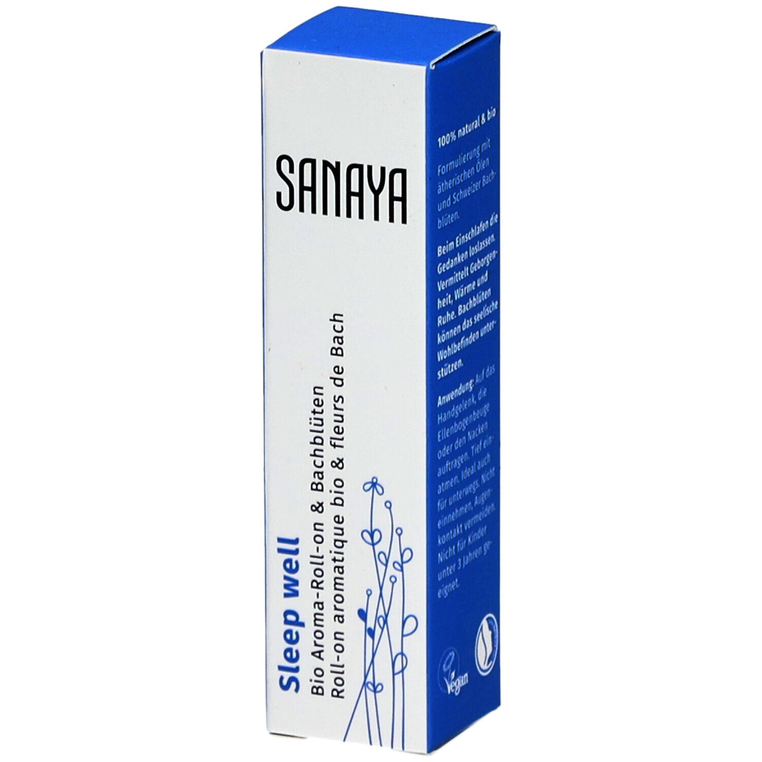 SANAYA Aromatische Roll On & Bachbloesem Remedies Slaap lekker 10 Roller