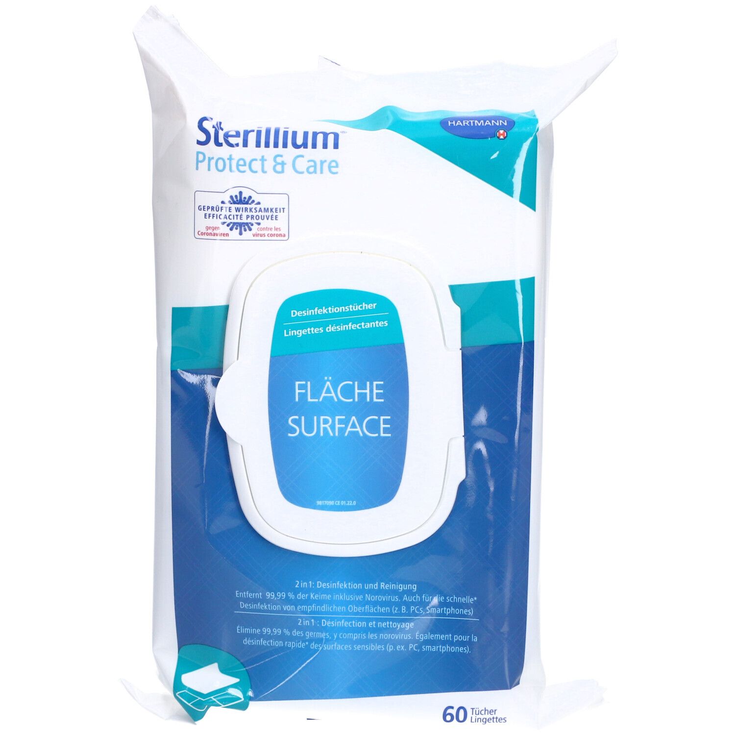 Hartmann Sterillium® Protect & Care Lingettes nettoyantes surfaces