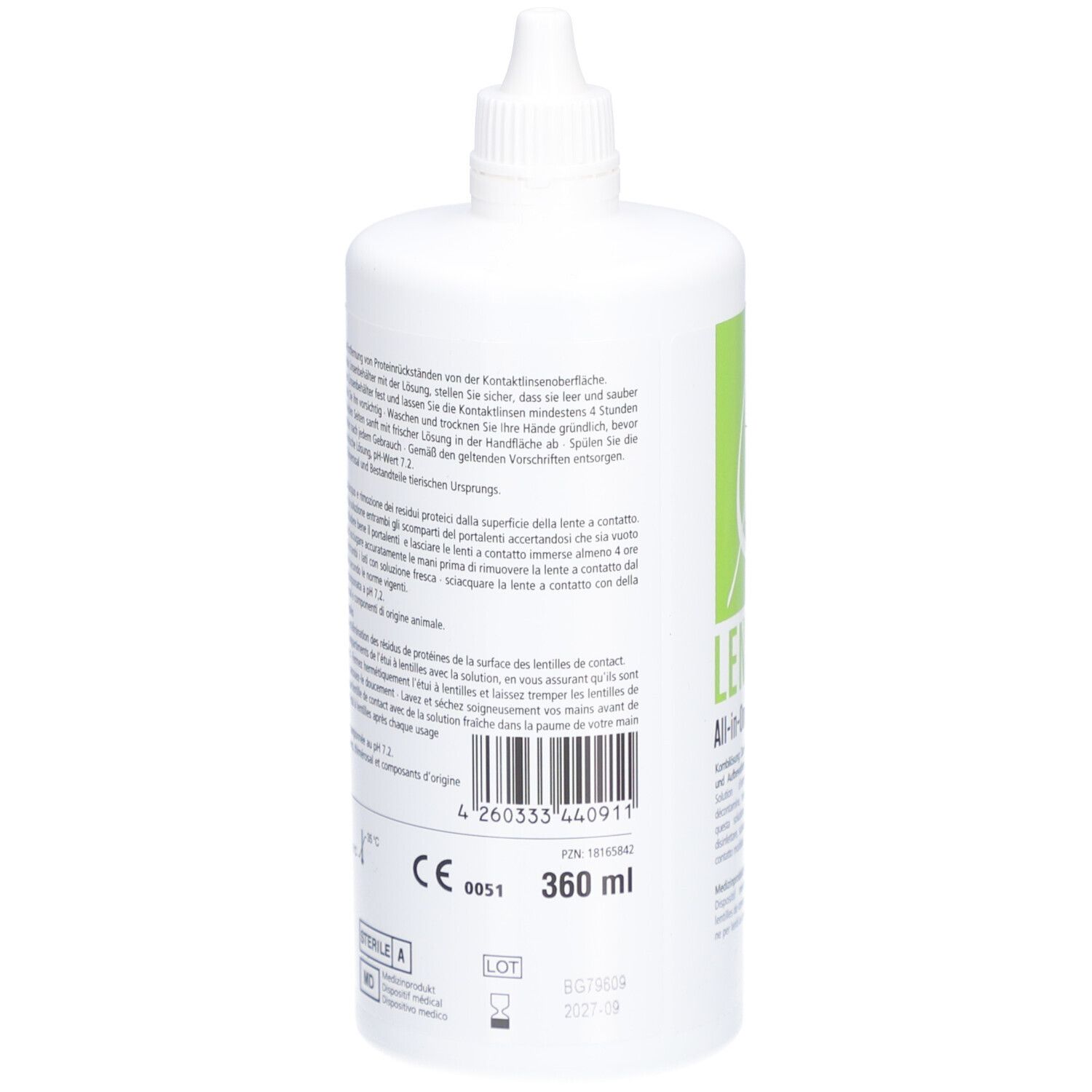 Lensilux All-in-One Kombilösung +Behälter 360 ml Lösung