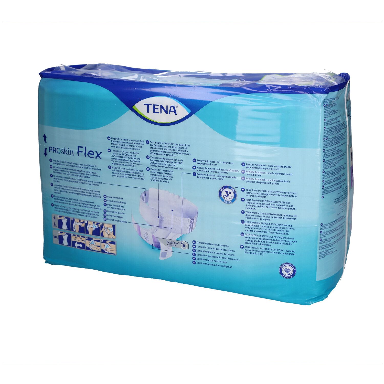 TENA ProSkin Flex Super Inkontinenzvorlagen mit Hüftbund