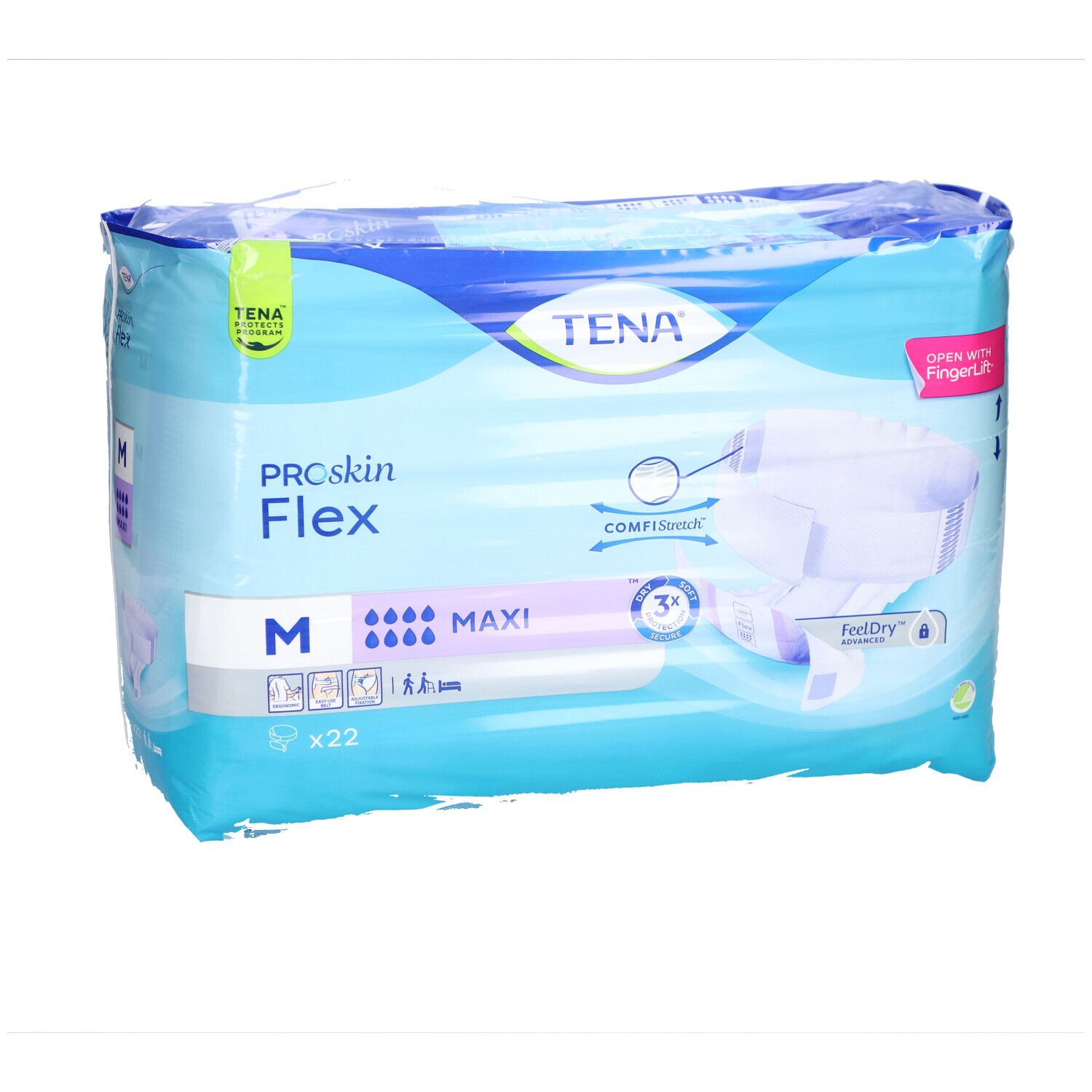 TENA ProSkin Flex Super Inkontinenzvorlagen mit Hüftbund