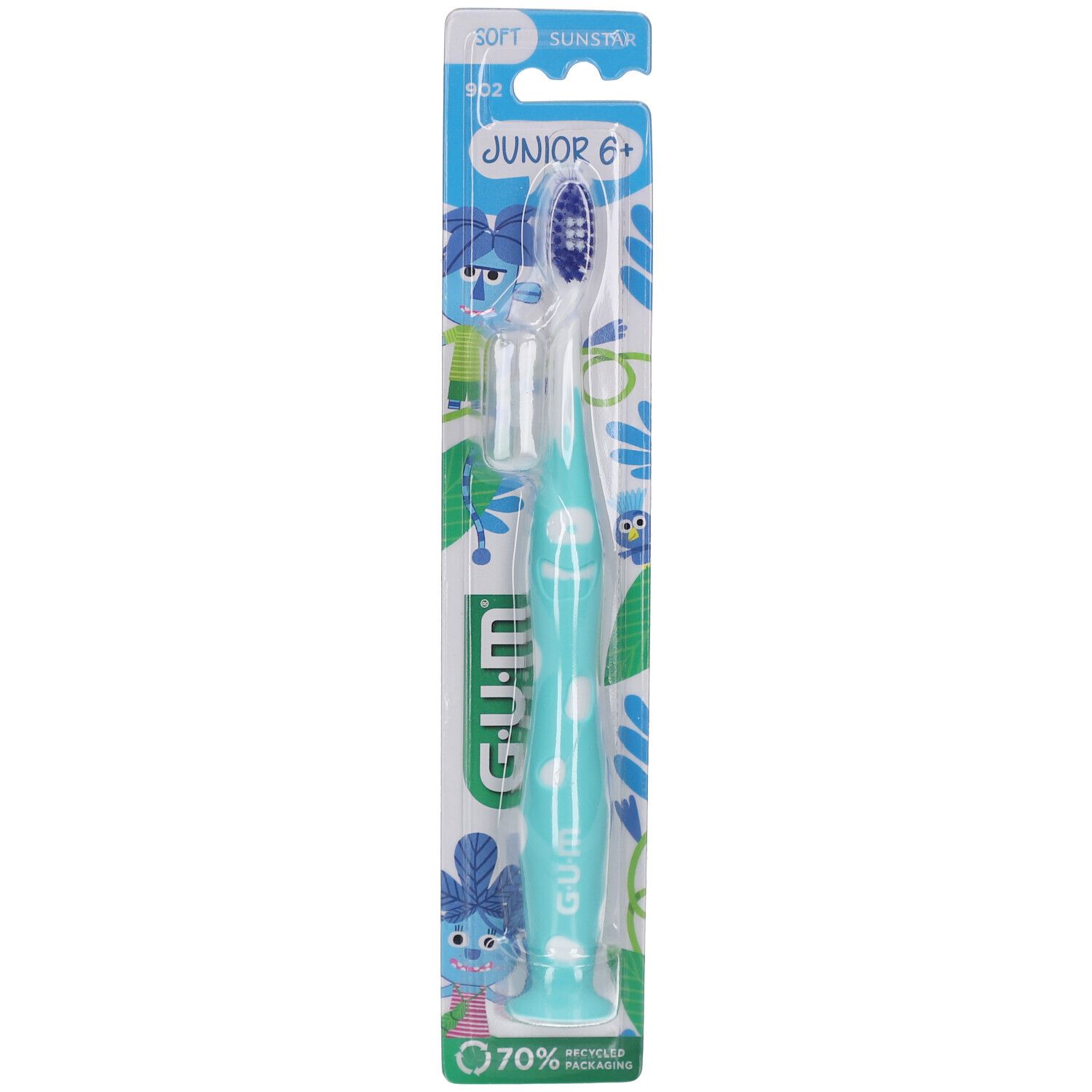 GUM Junior Zahnbürste 6-9J mint 1 St