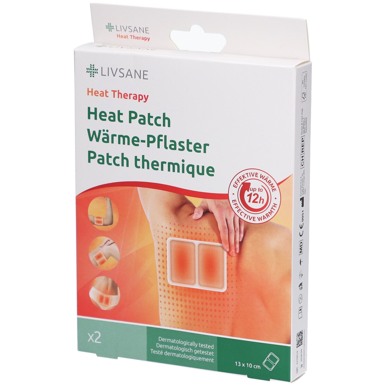 Livsane Wärme-Pflaster 2 Stk St Pflaster