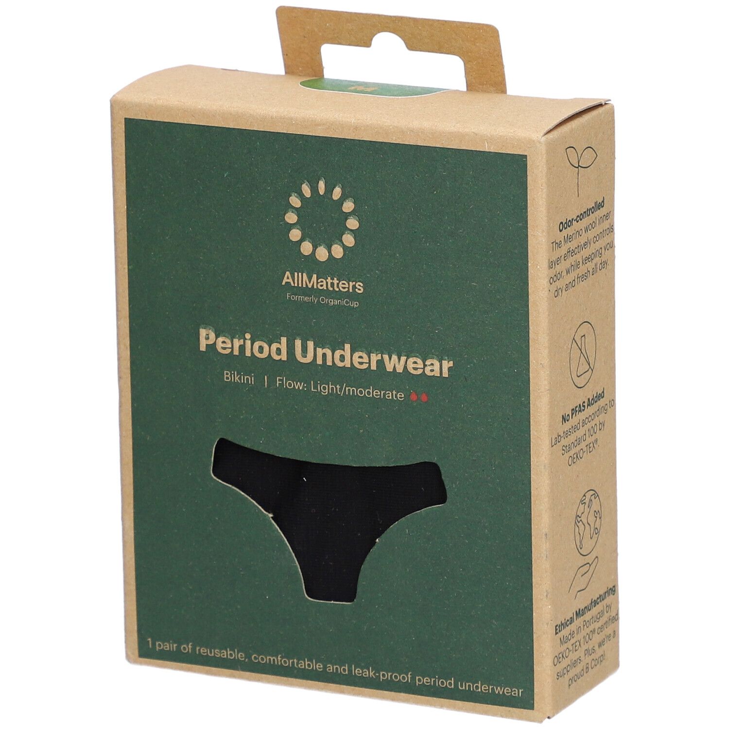 Allmatters Sous-vêtements périodiques Slip M