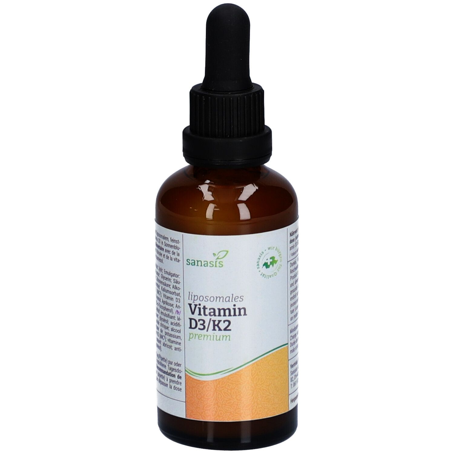 Sanasis Vitamin D3/K2 liposomale premium vegan