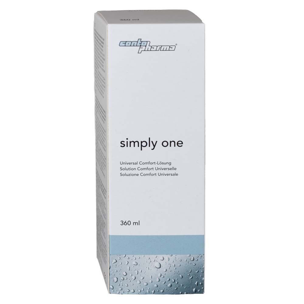 Boîte blanche avec nom et logo du produit. Contenance de 360 ml.