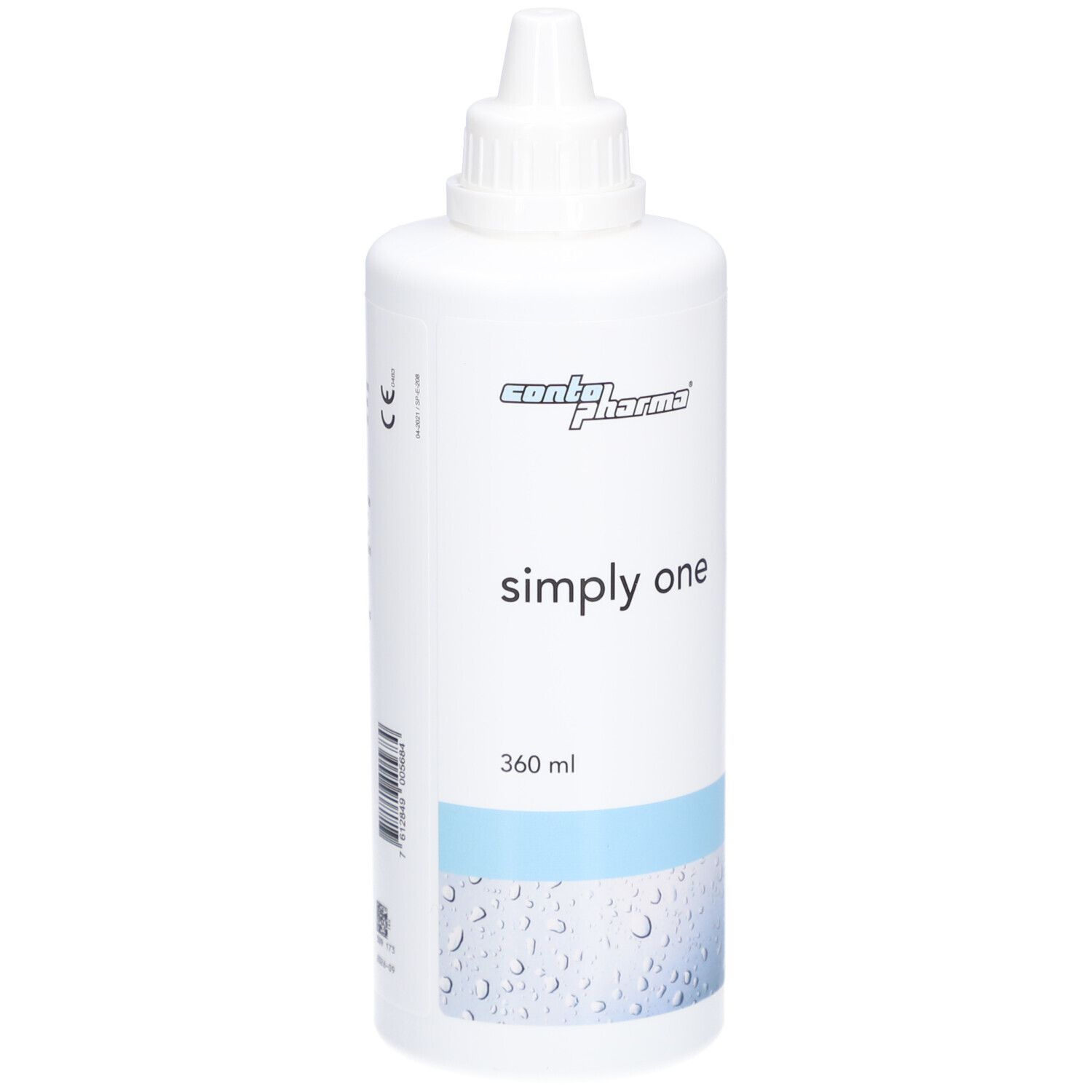 Flacon blanc avec nom et logo du produit. Contenance de 360 ml.