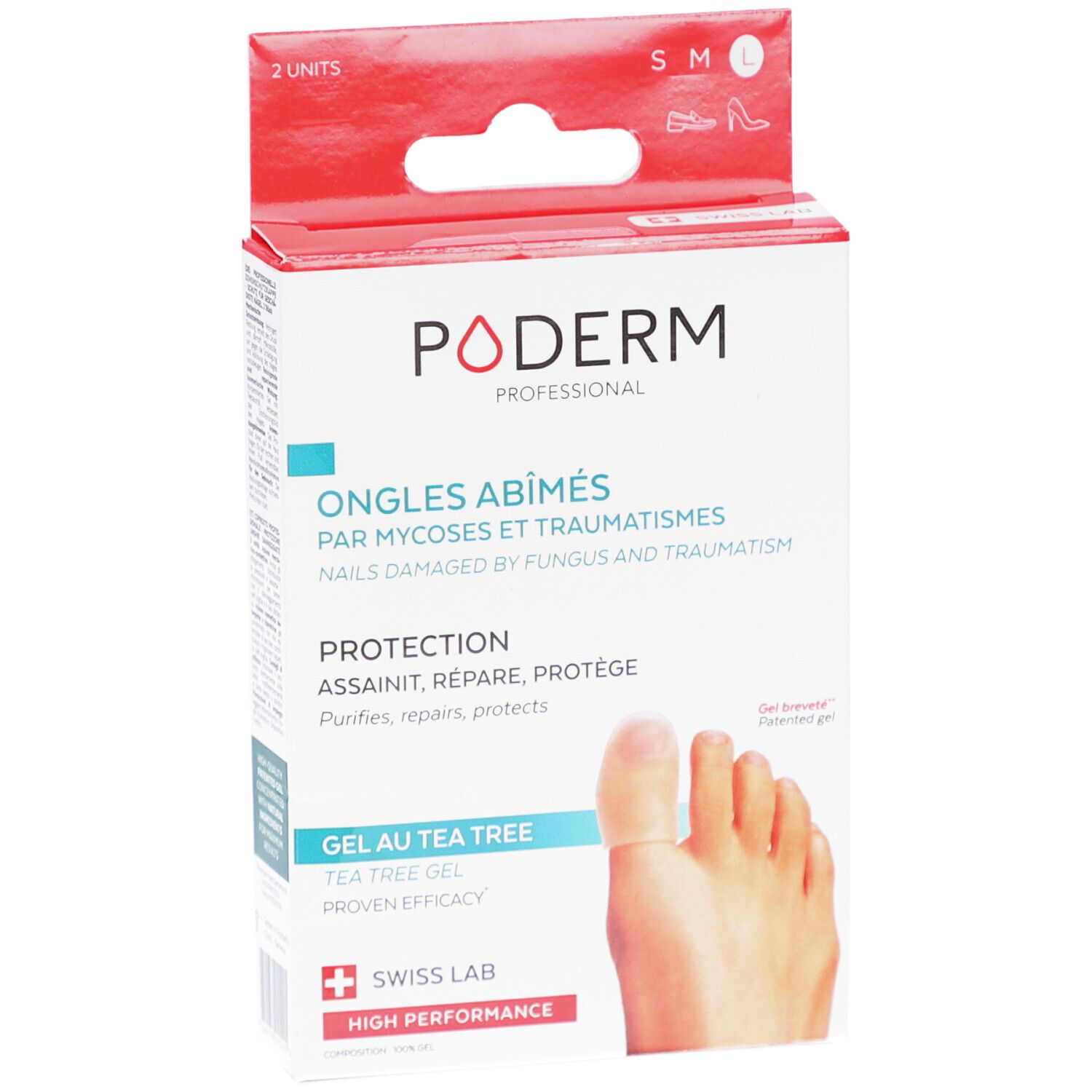 Poderm Professional: Teebaumöl-Gel für Nägel bei Pilz- und Traumafolgen. 2 Einheiten.