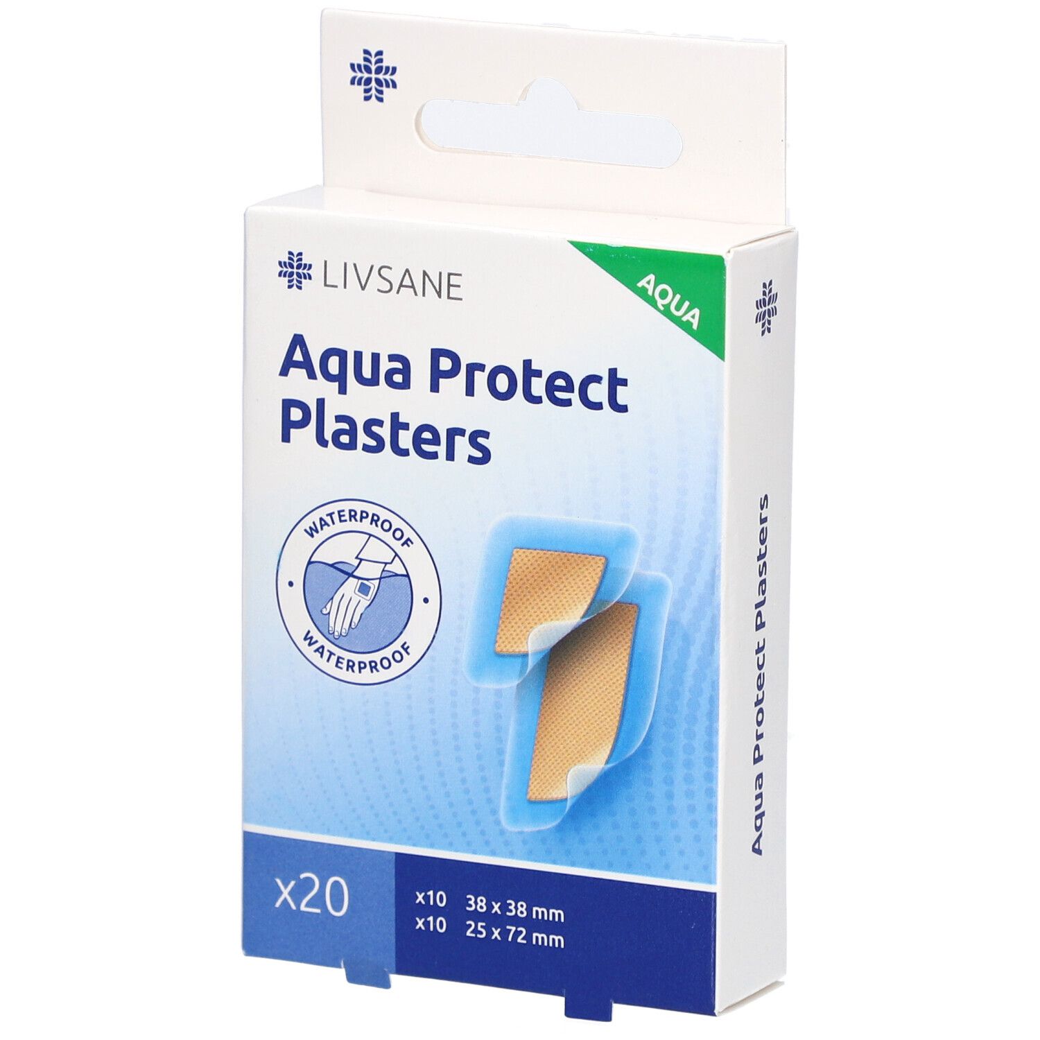 Livsane Aqua Protect Pflaster 20 Stk St