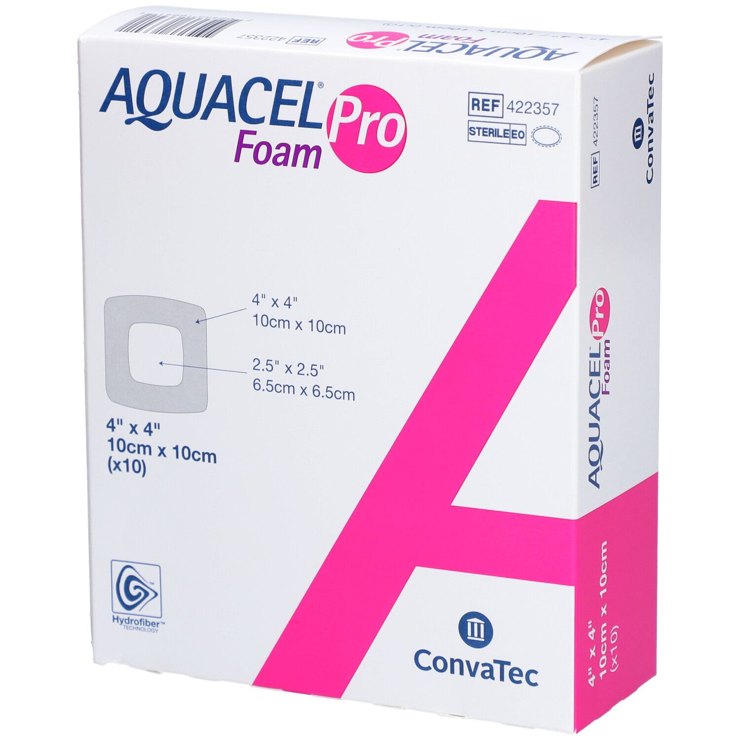 Aquacel Foam Pro 10x10cm 10 Stk