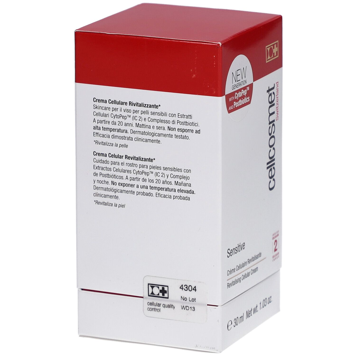 Cellcosmet Sensitiv Gen. 2.0