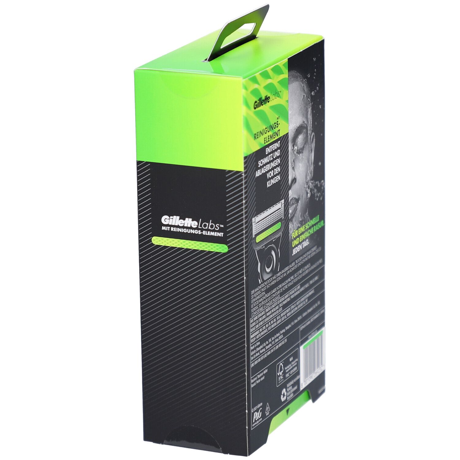 GilletteLabs, Rasierer mit Reinigungs-Element, 1 Griff 1 Klinge
