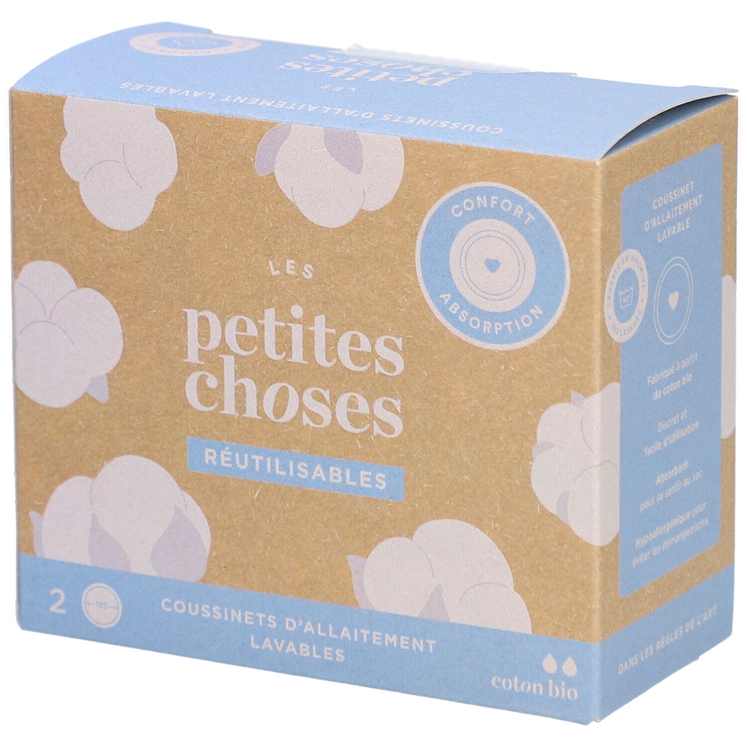 LES Petites Choses Coussinets d'allaitement lavables