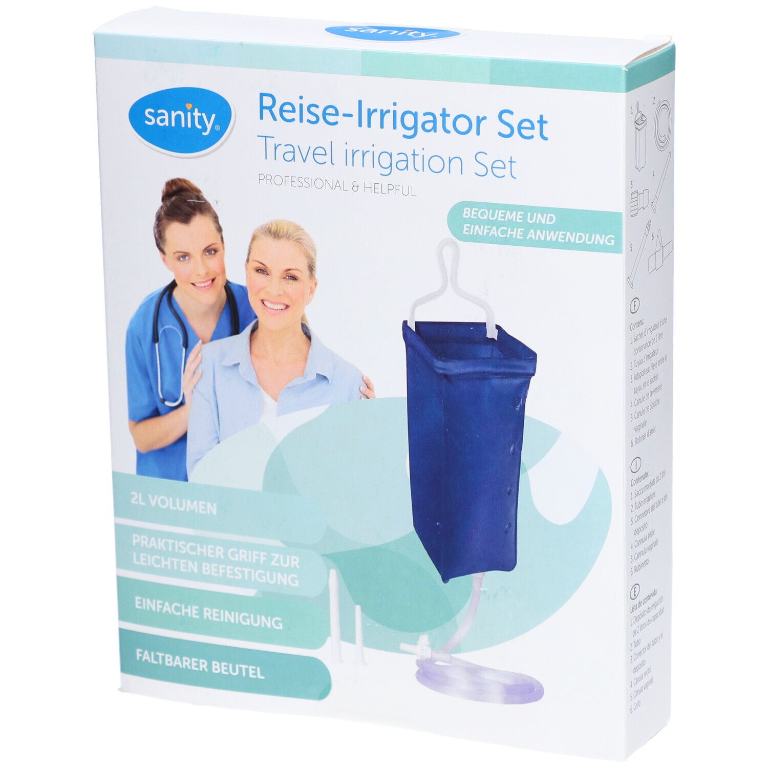 Sanity Irrigateur Set De Voyage Complet