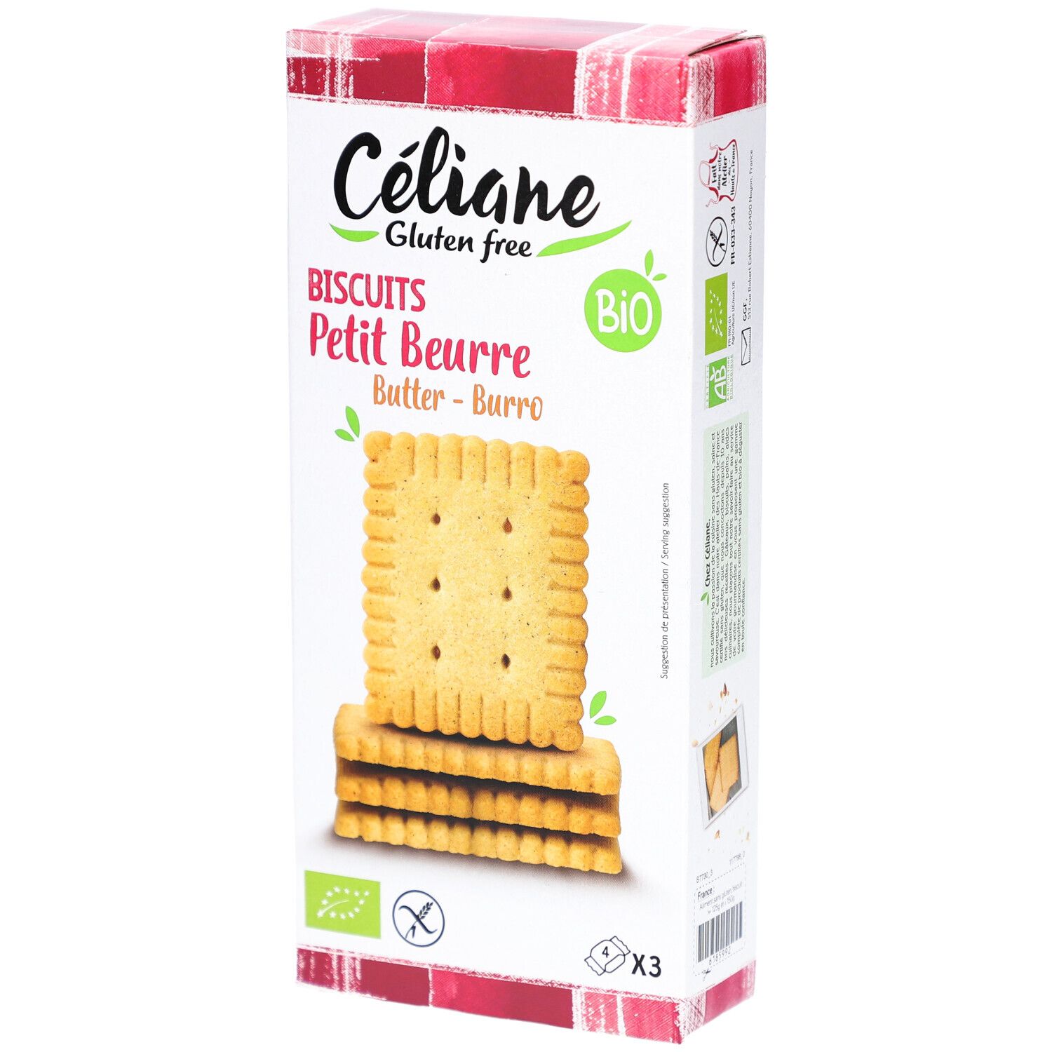 Celiane Butterkekse glutenfrei Bio 150 g Futter