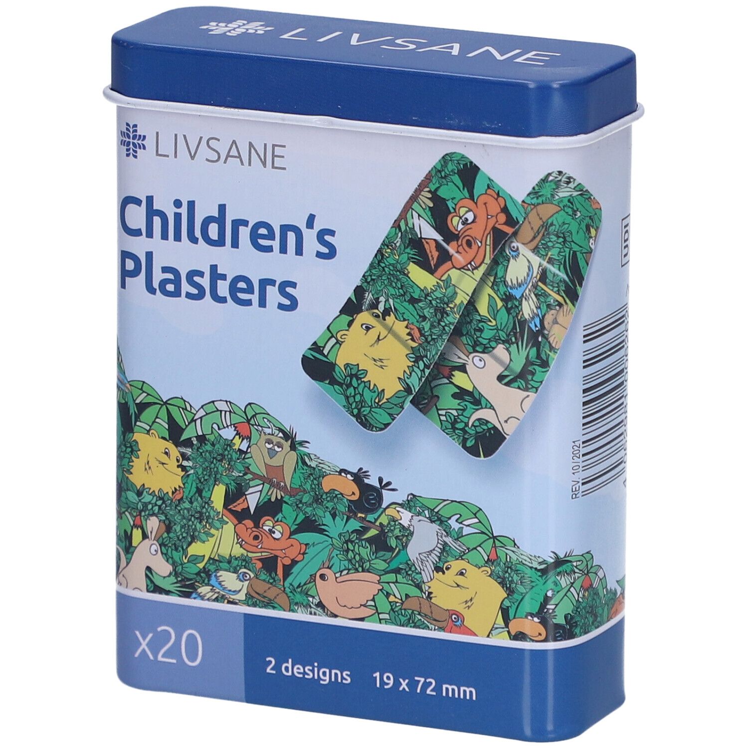 Livsane Kinderpflaster Jungle Anim 20 Stk St Pflaster