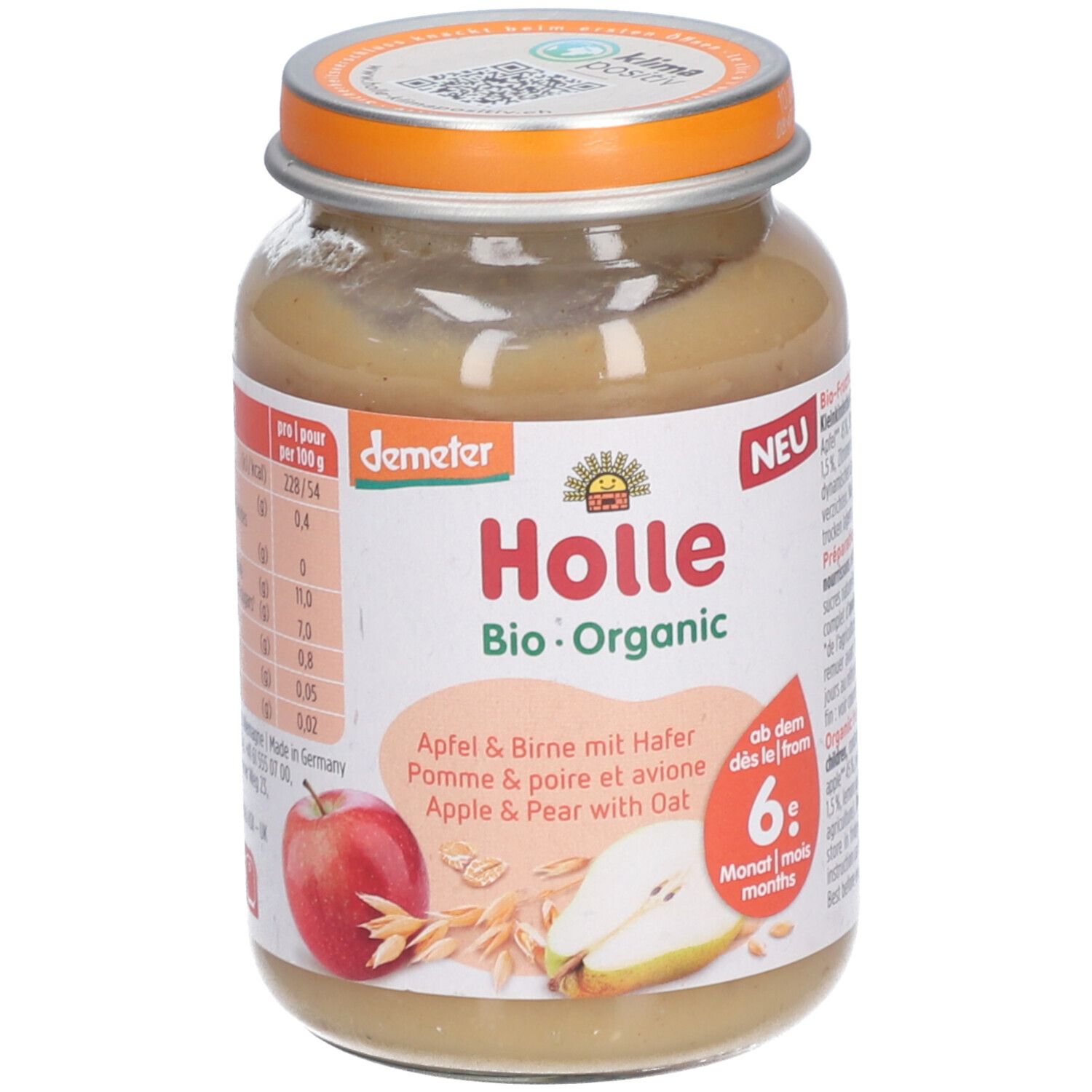 Holle Apfel & Birne und Hafer