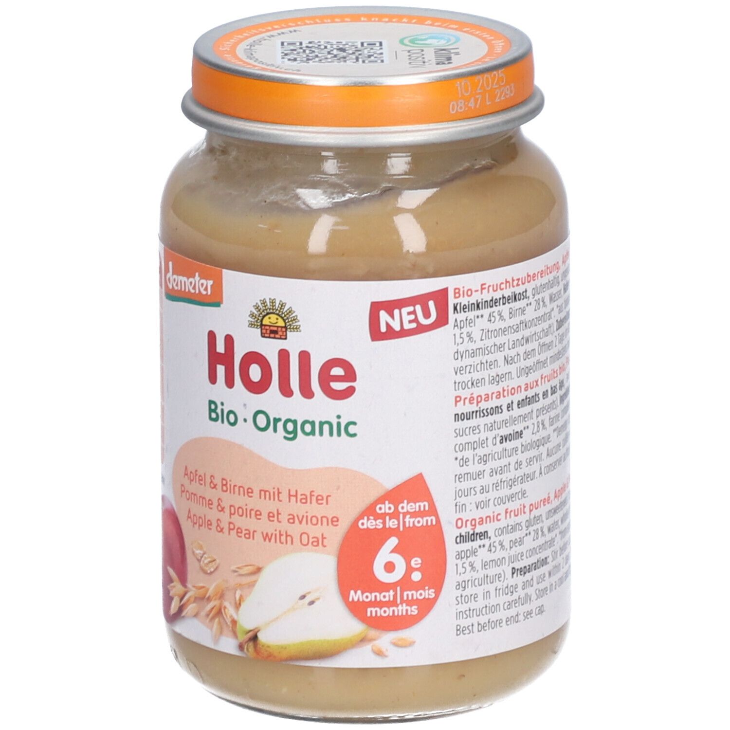 Holle Apfel & Birne und Hafer