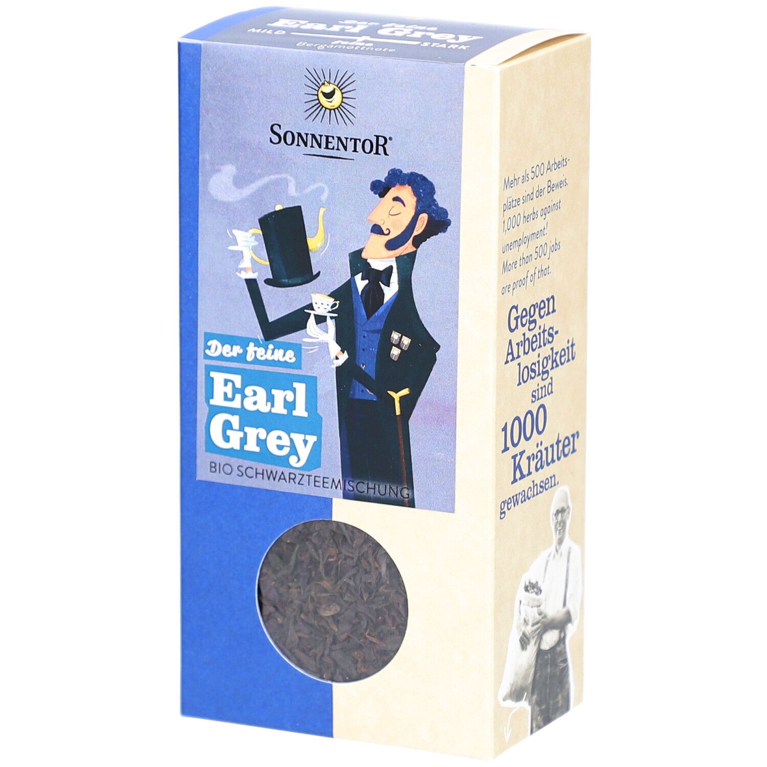 Sonnentor Schwarzer Tee Earl Grey Bio Bulk - Aromatisiert Bergamotte