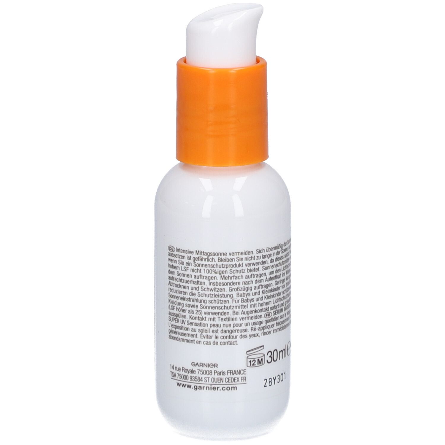 Garnier Serum mit Lichtschutzfaktor 50+, UVA- und UVB-Schutz, Für alle Hauttypen