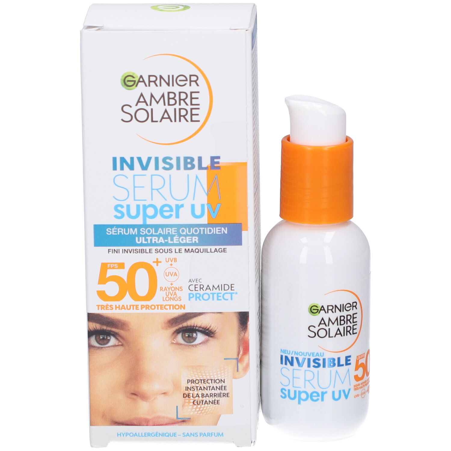 Garnier Serum mit Lichtschutzfaktor 50+, UVA- und UVB-Schutz, Für alle Hauttypen
